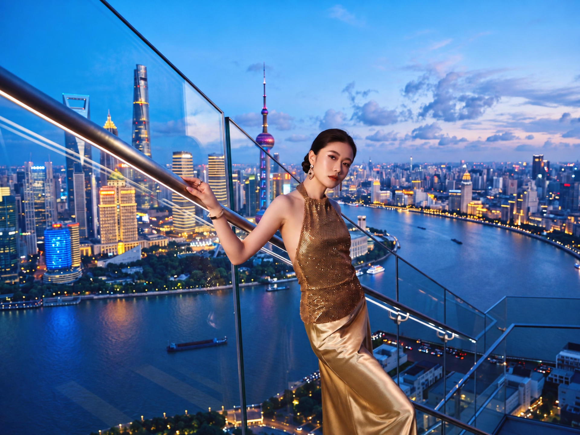 Shanghai Fashion Editorial Photoshoot at The Bund or The Stage - Image 1