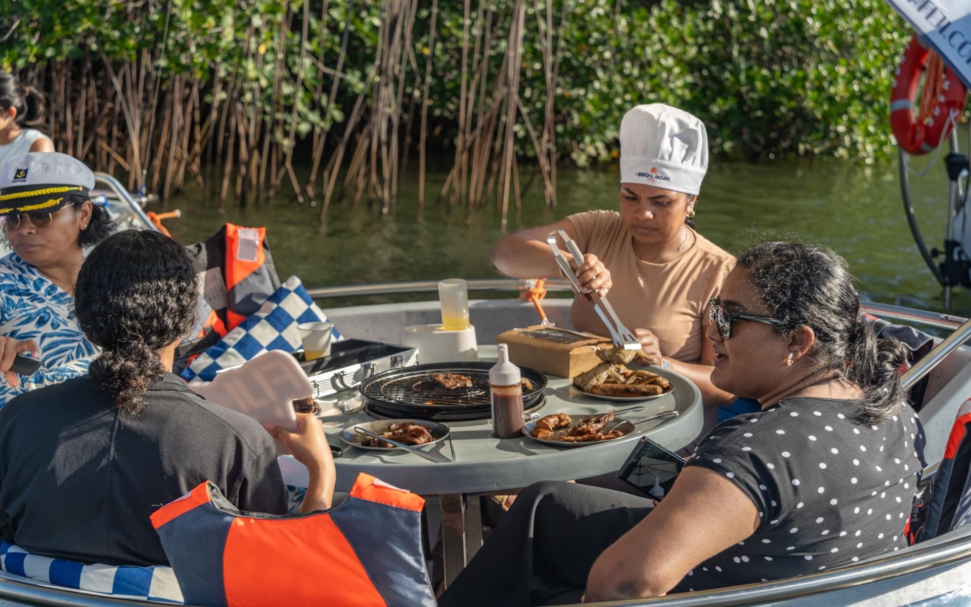Eco-Electric Self-Drive BBQ Boat Cruise Denarau Fiji - Thumbnail 15
