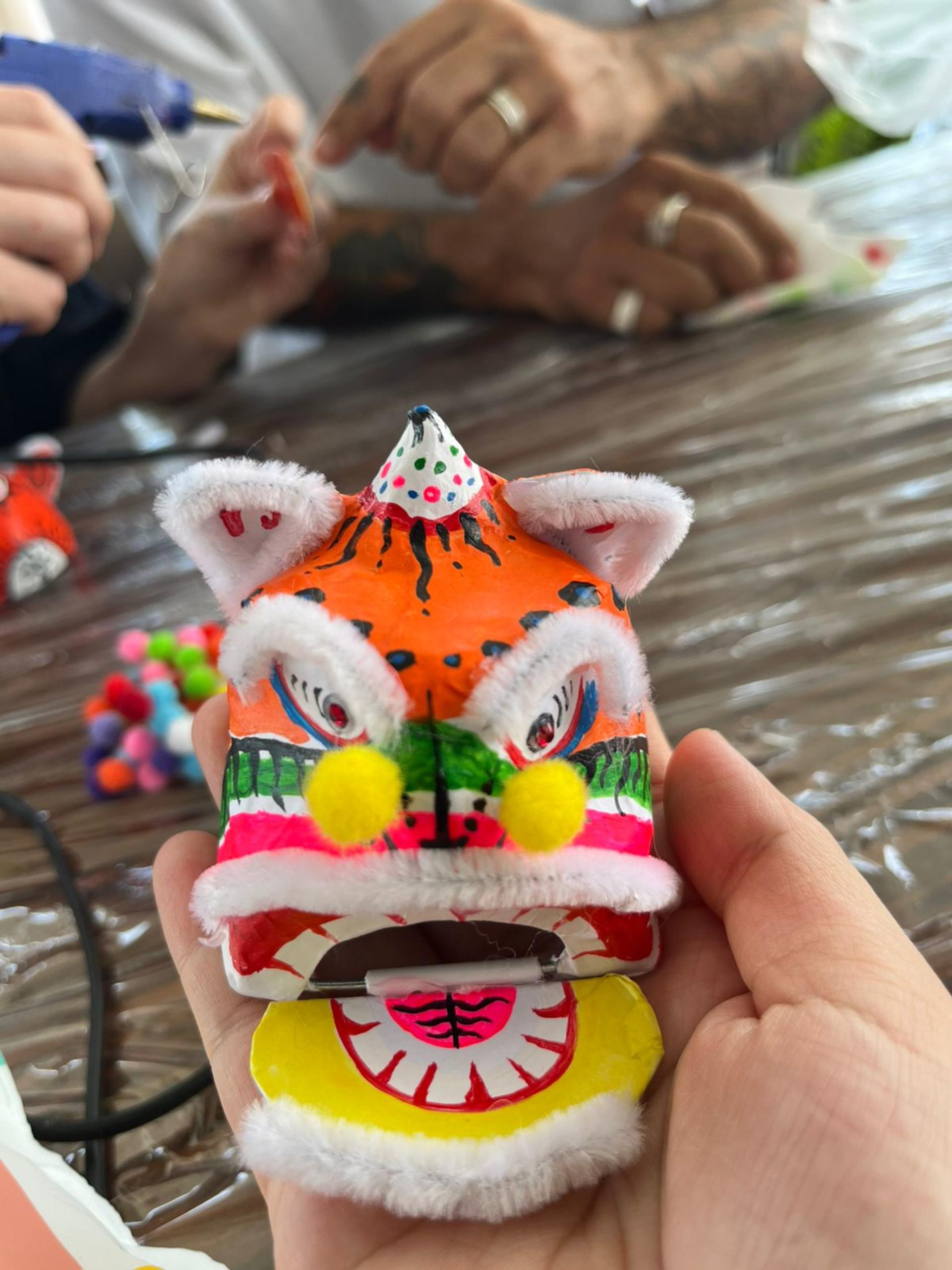 Traditional Lion head crafting workshop - Thumbnail 9