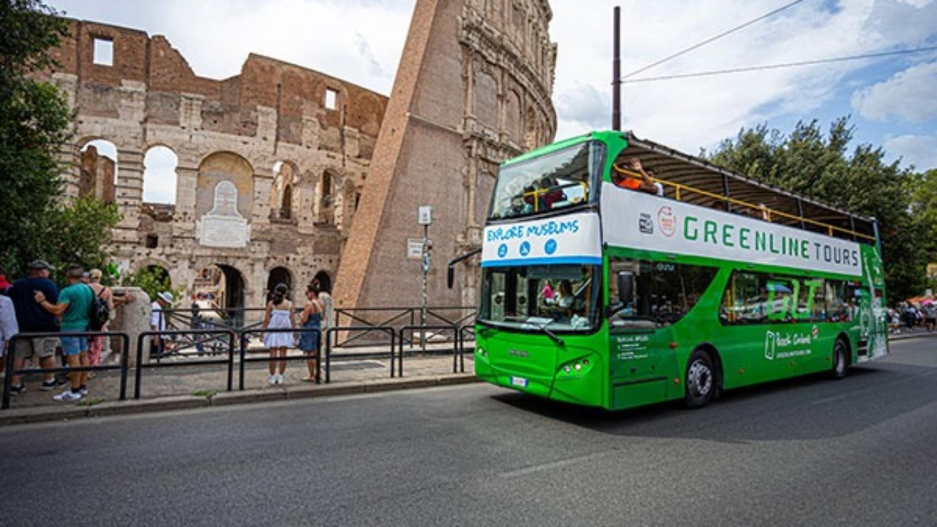 Rome hop-on hop-off bus by Greenline (Valid for 3 routes) - Thumbnail 2