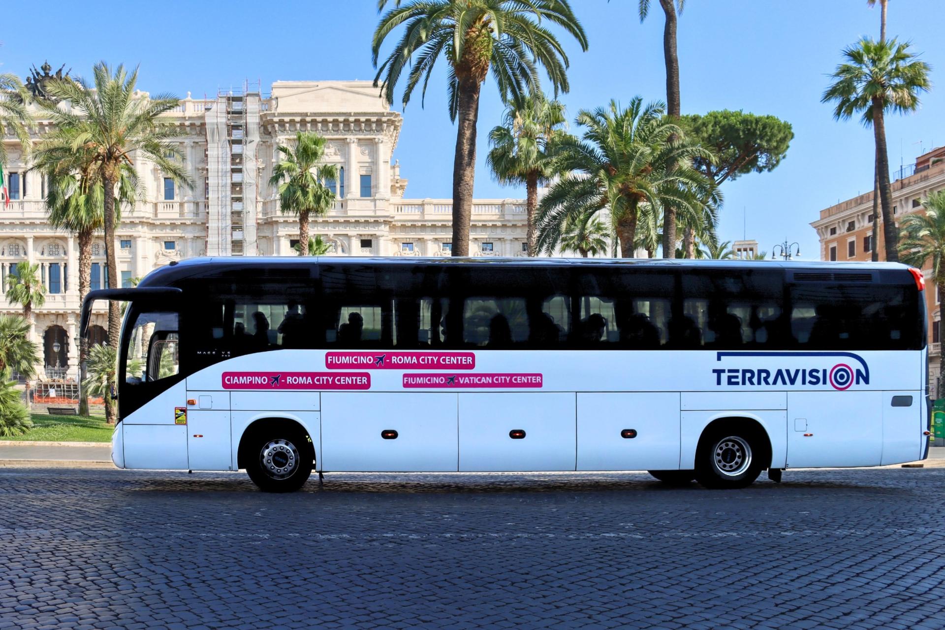 Fiumicino Airport - Vatican City shared bus transfer by Terravision - Thumbnail 3