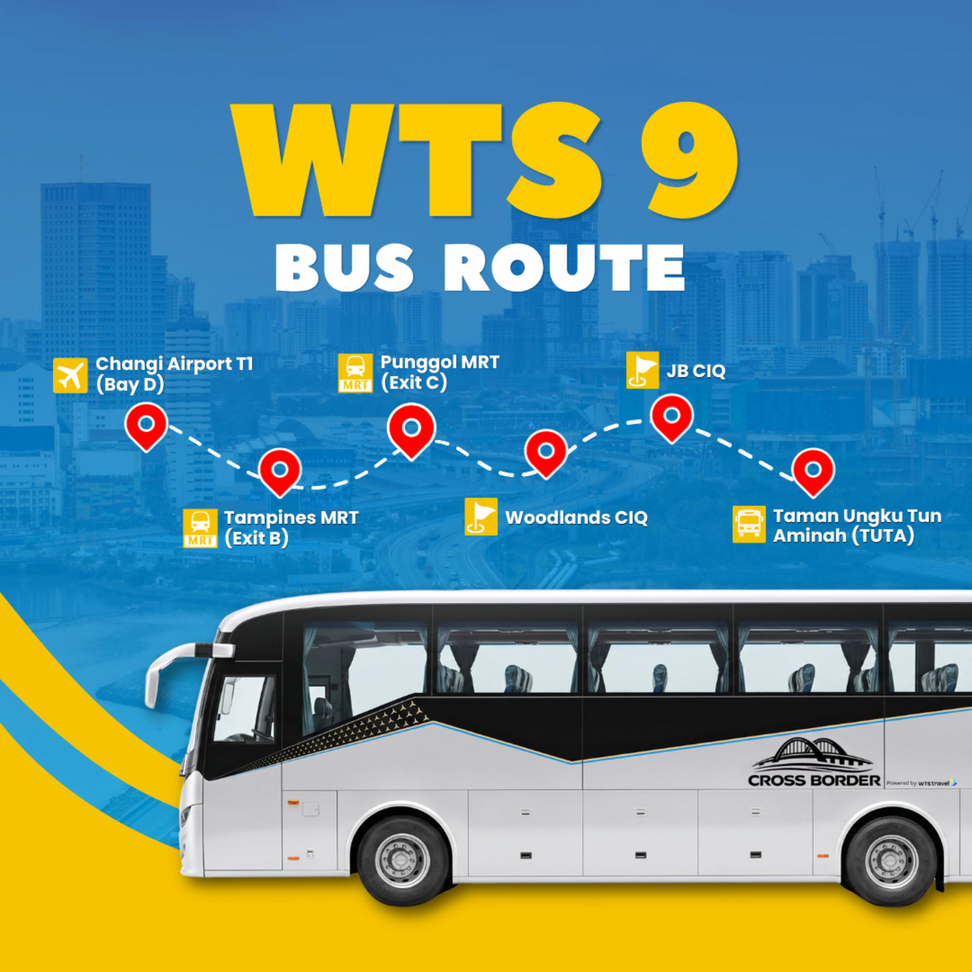 Singapore - Johor Bahru Bus by WTS Travel  - Thumbnail 3