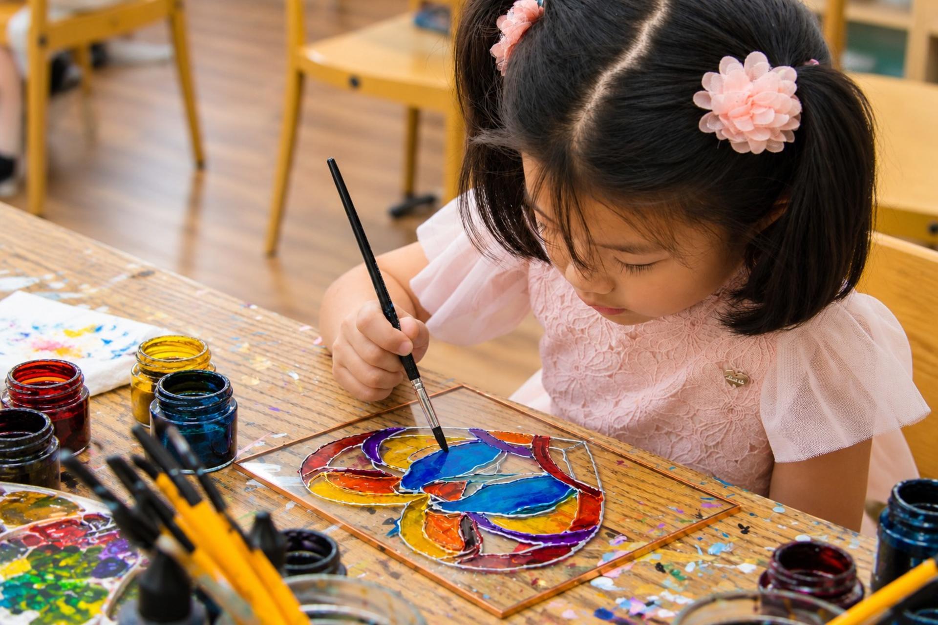 Rooftop Stained Glass Painting Workshop with Fairy Chimney Views - Thumbnail 2
