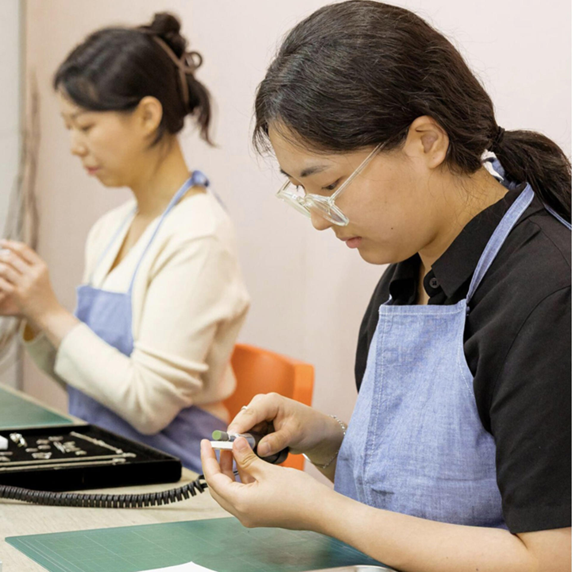 Seoul Korean Alphabet Silver jewelry Making Workshop - Thumbnail 6