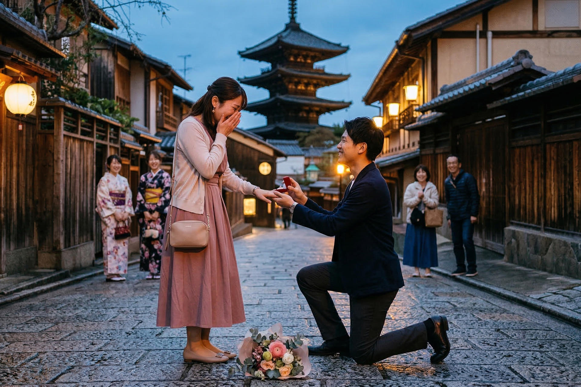 Kyoto Surprise Proposal Photo Shoot by a Professional Photographer - Thumbnail 8