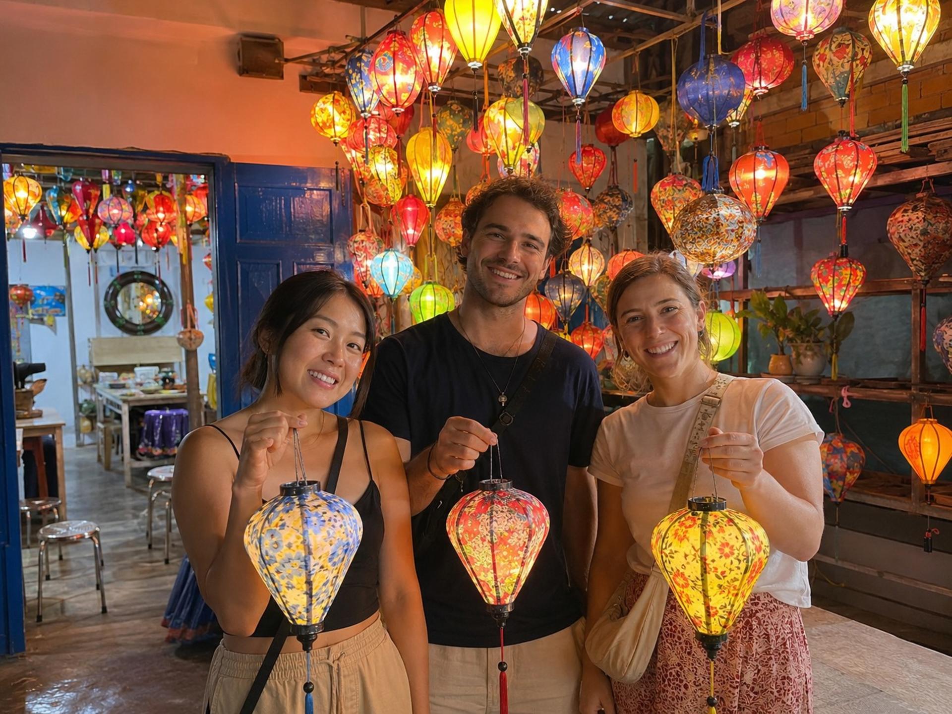 Hoi An : Coconut Basket Boat , River Cruise and Making Lantern Class - Thumbnail 27