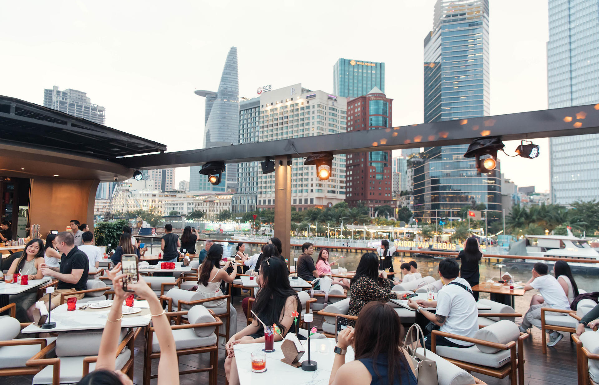 Experience Saigon River Sunset on Luxury Icon Saigon Cruise - Image 1