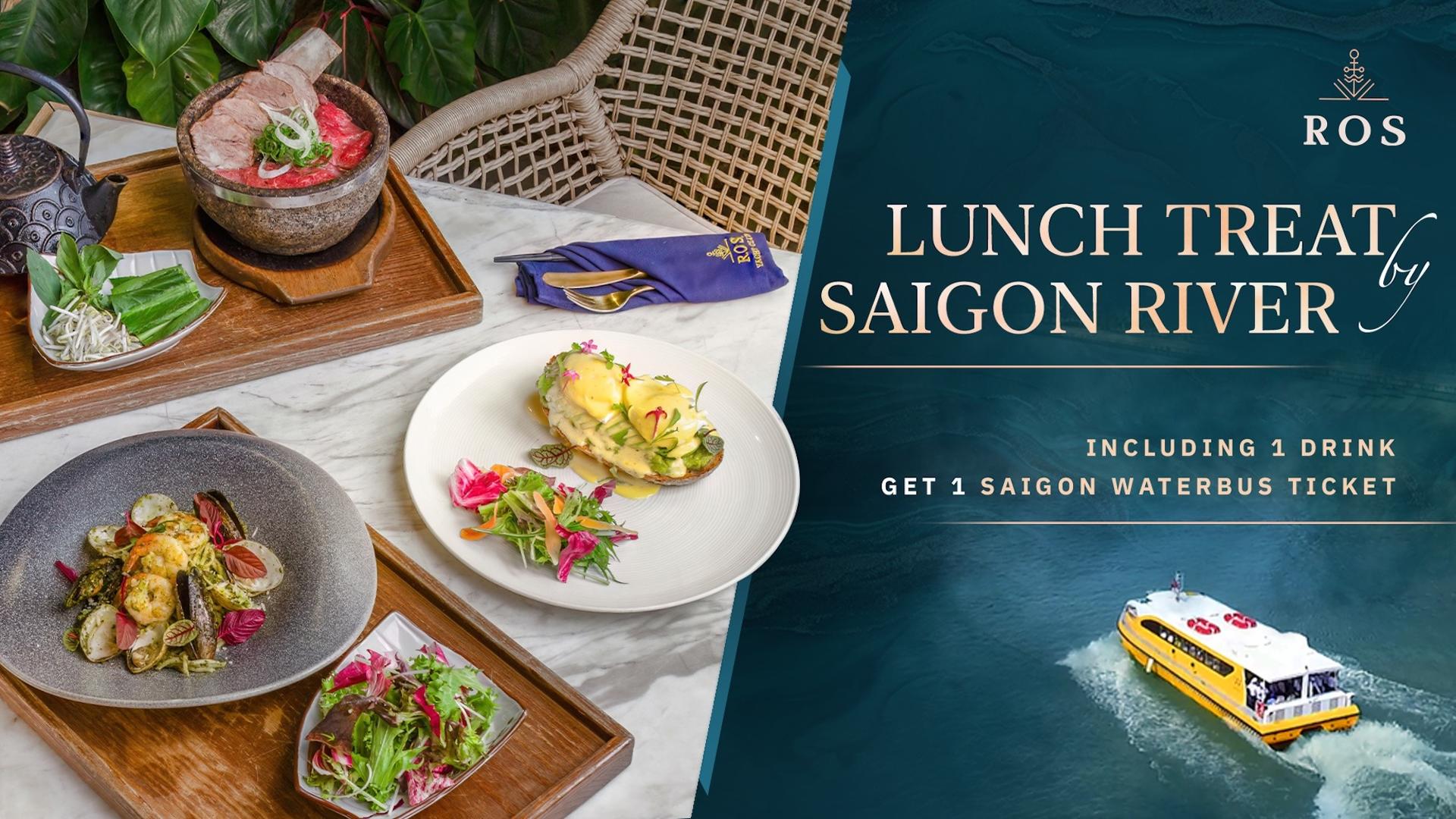 Exclusive Riverside Lunch at ROS Yacht Club + Saigon Waterbus Ticket - Thumbnail 2