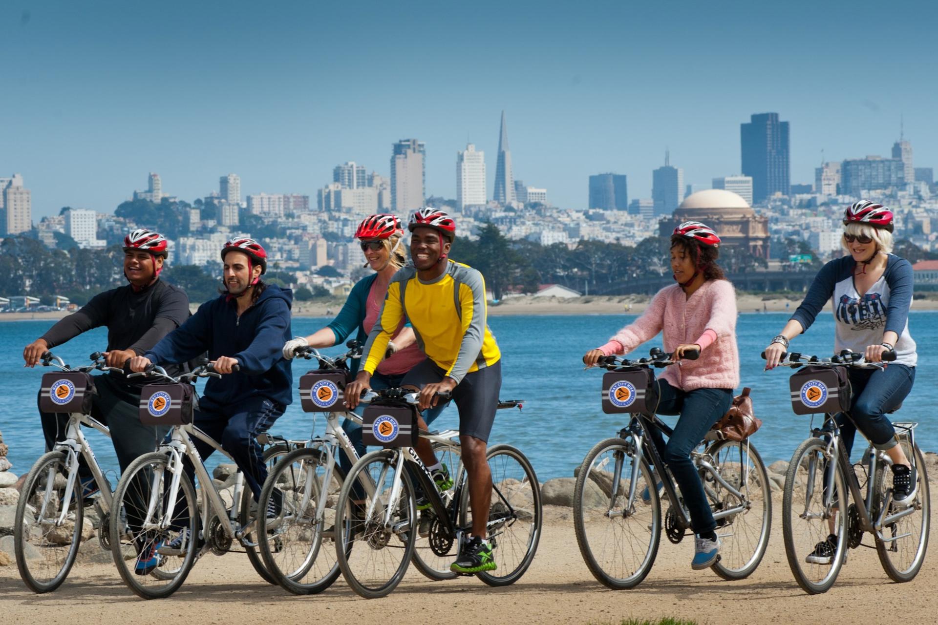 San Francisco Golden Gate Bridge Full-Day Bike Rental with Map - Image 1