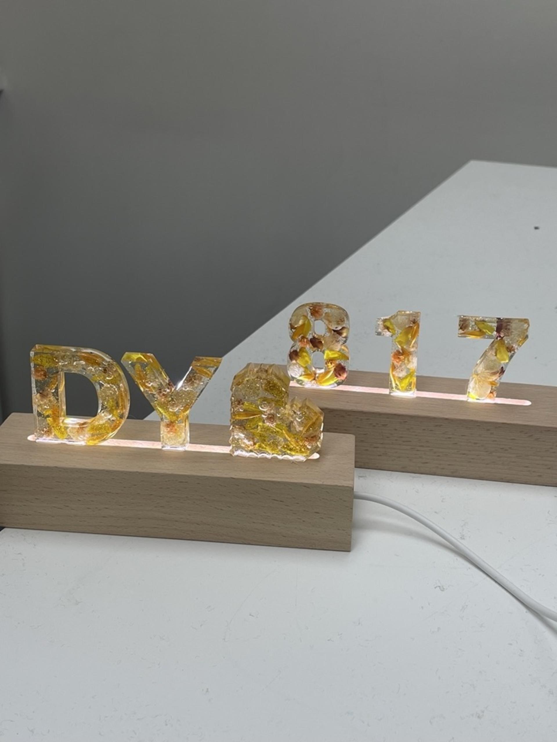 URBANPEACE - Preserved Flower Letter Light | Preserved Flower Letter Keychain | Kwun Tong - Thumbnail 7