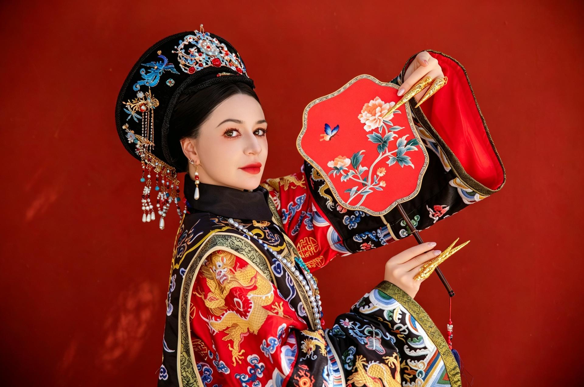 Beijing Qing Dynasty Gege traditional Hanfu costume rental & photography experience - Thumbnail 3