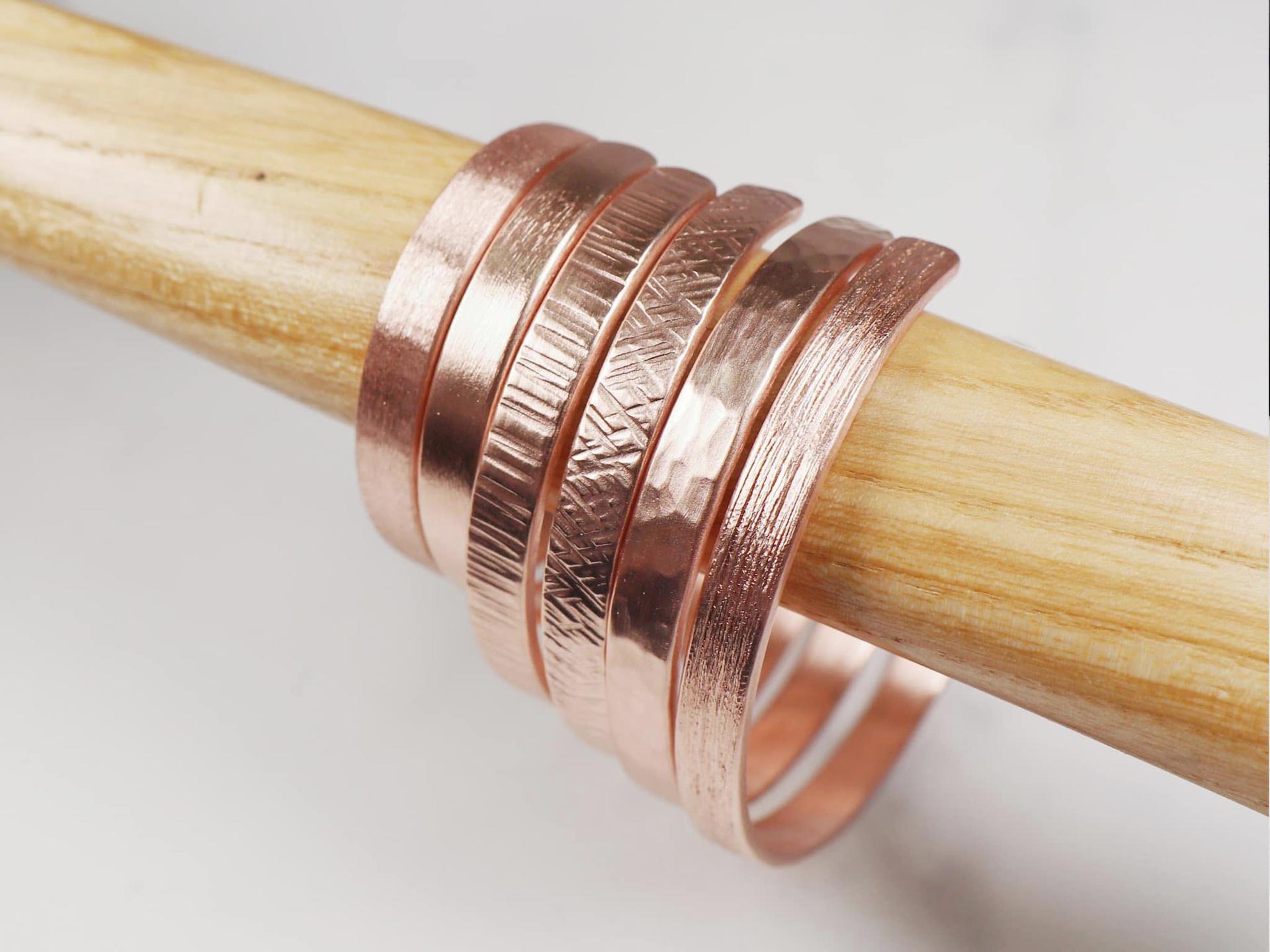 Dirty Hand Studio - Bangle Workshop | "Leave your message" Copper Bangle, Sterling Silver Bangle Workshop | Kwai Chung  - Thumbnail 3