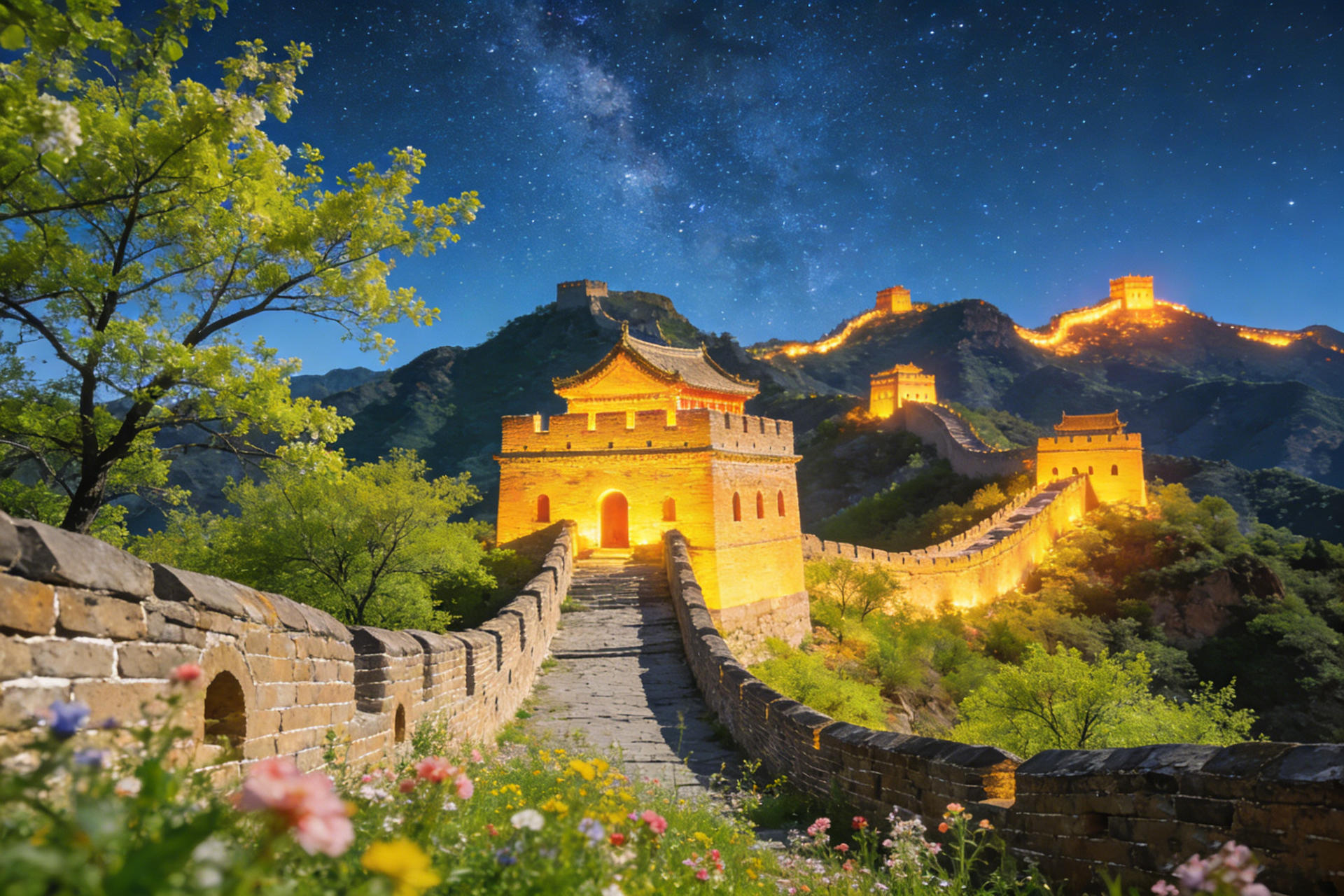 Beijing Day Trip to Jinshanling Great Wall + Night Tour of Simatai Great Wall One-Day Tour - Image 1