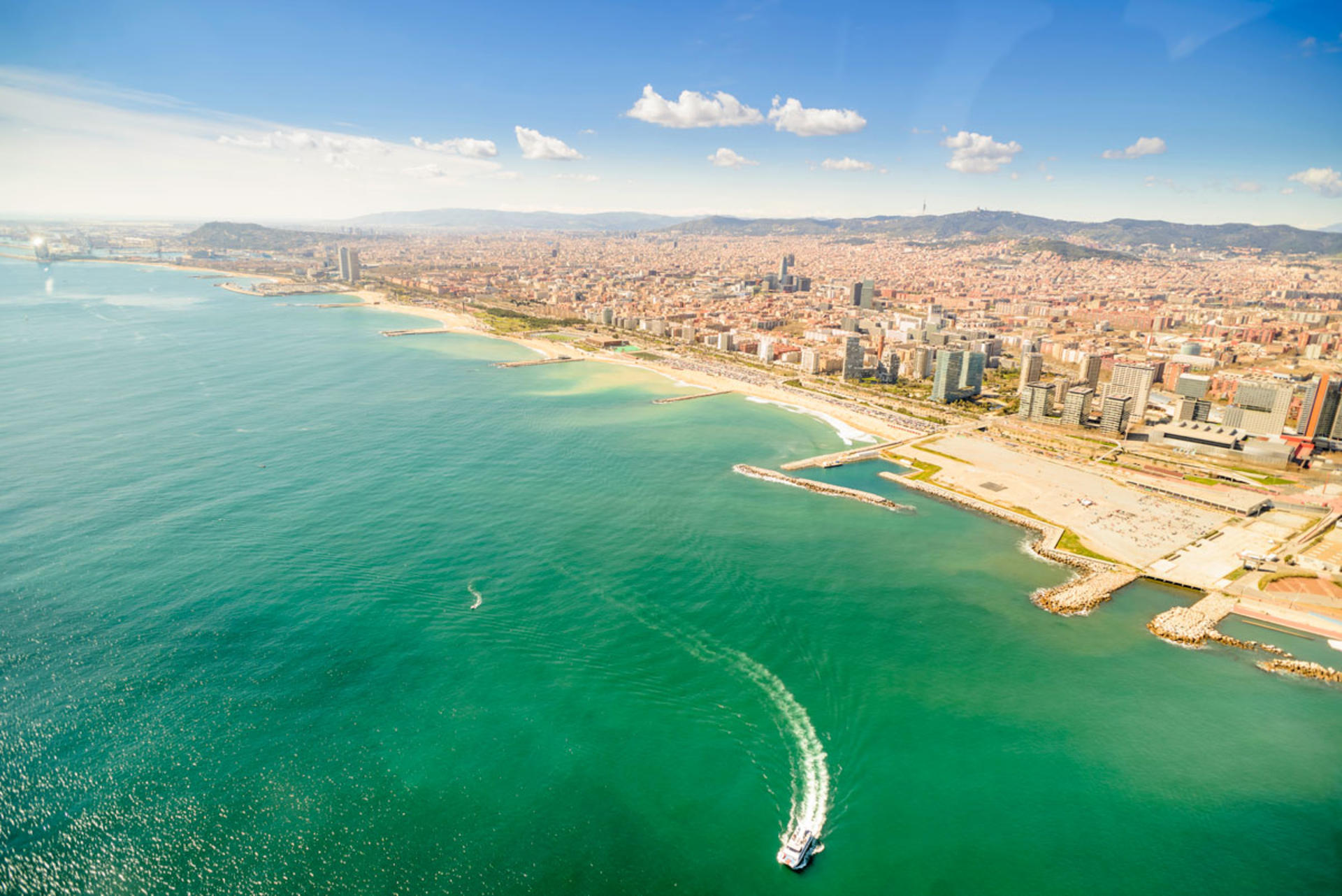 Barcelona Coastline Helicopter Flight with Boat Transfer - Thumbnail 9
