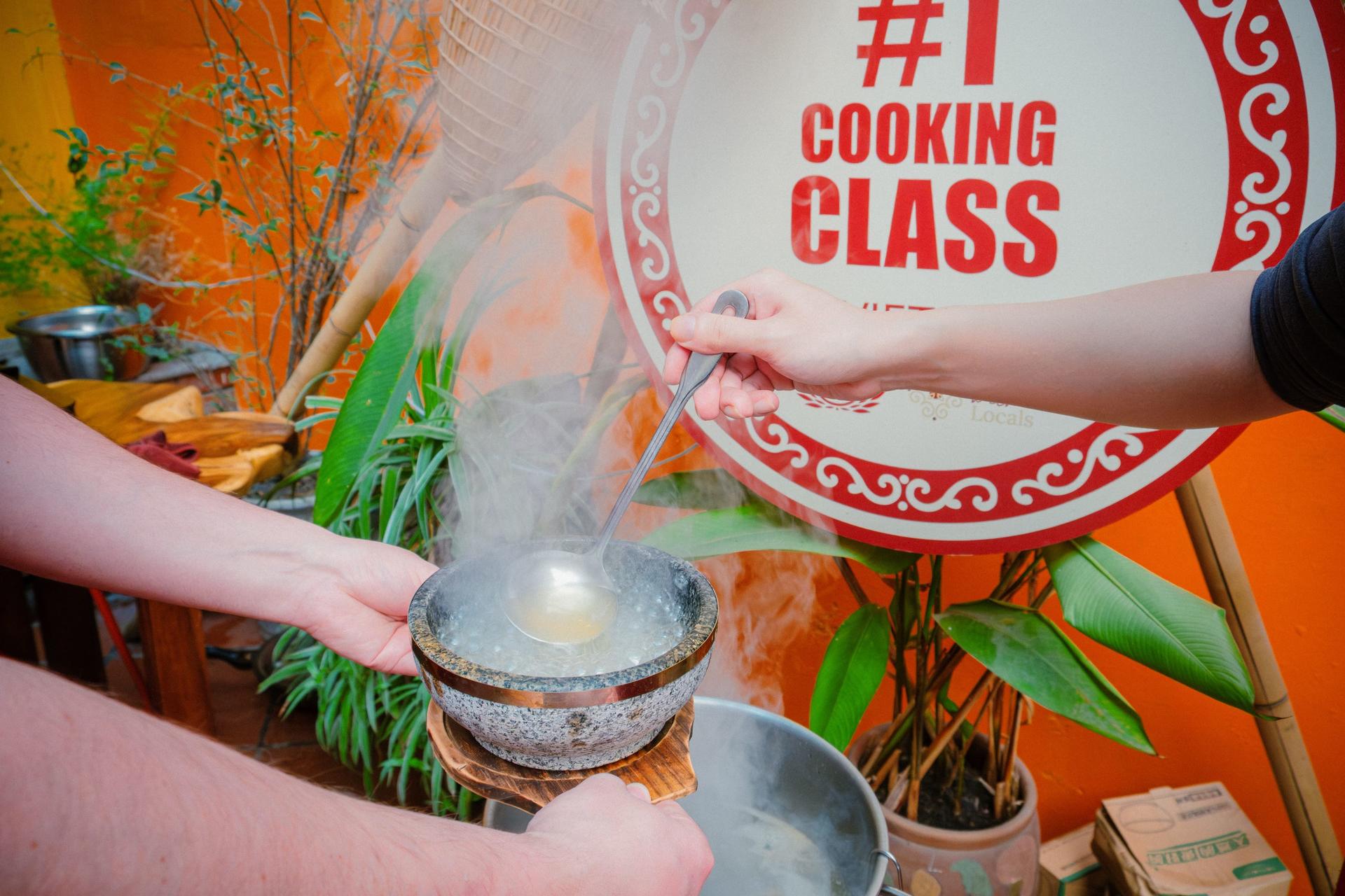 Stone Bowl Pho Cooking Class with Hanoi Specialty Coffee in Hanoi - Thumbnail 2