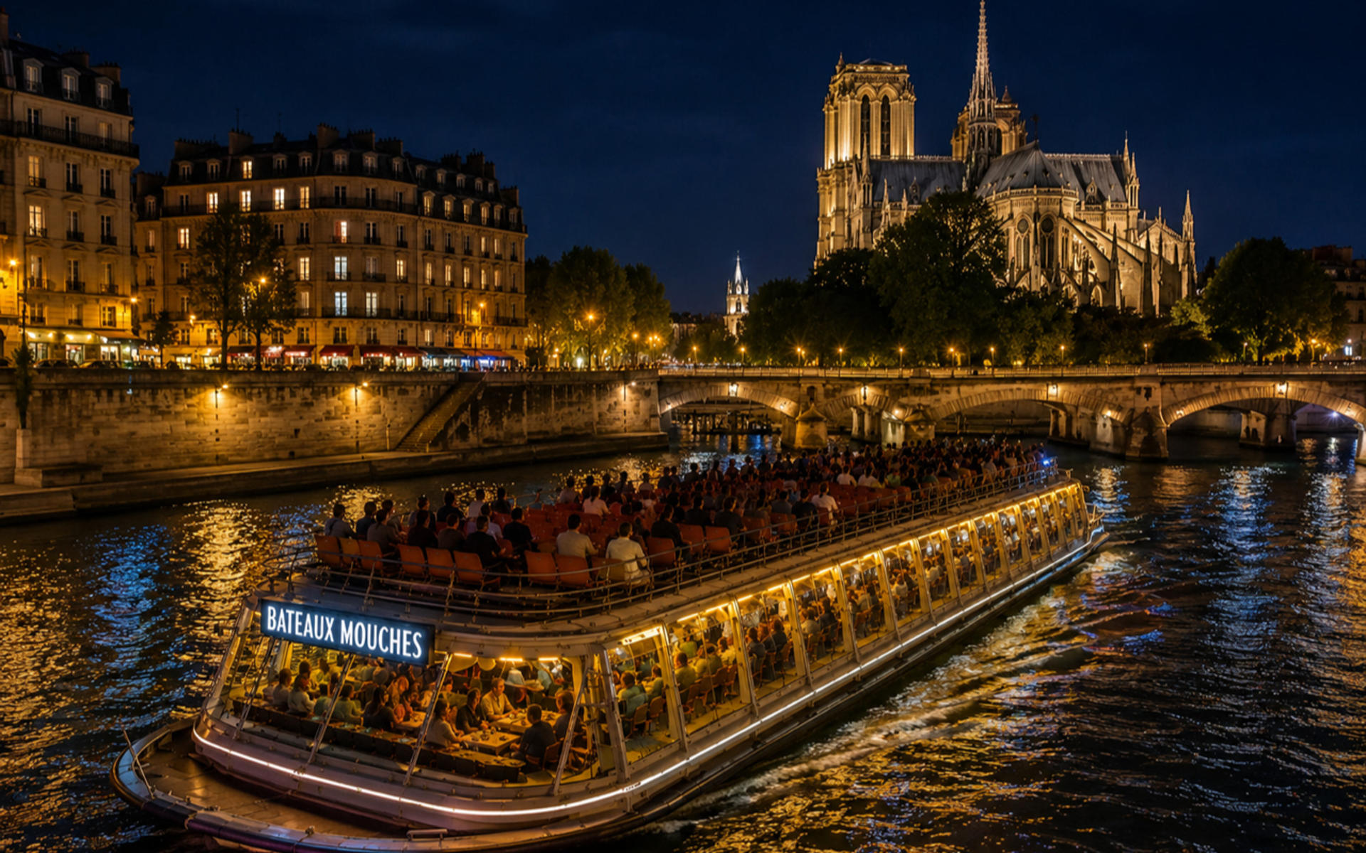 Bateaux Mouches Seine River Cruise in Paris - Thumbnail 6