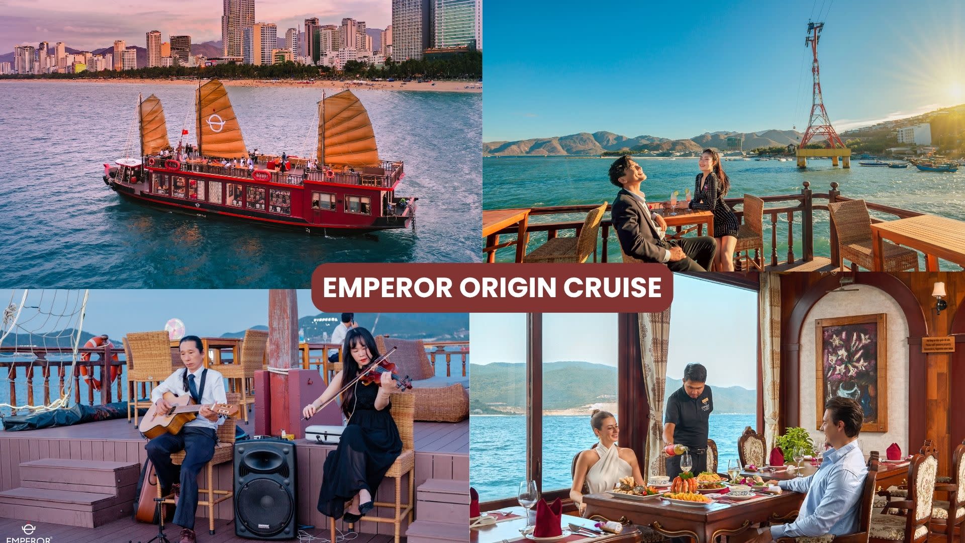 Sunset Cocktail and Dinner Luxury Emperor Cruise in Nha Trang - Thumbnail 4