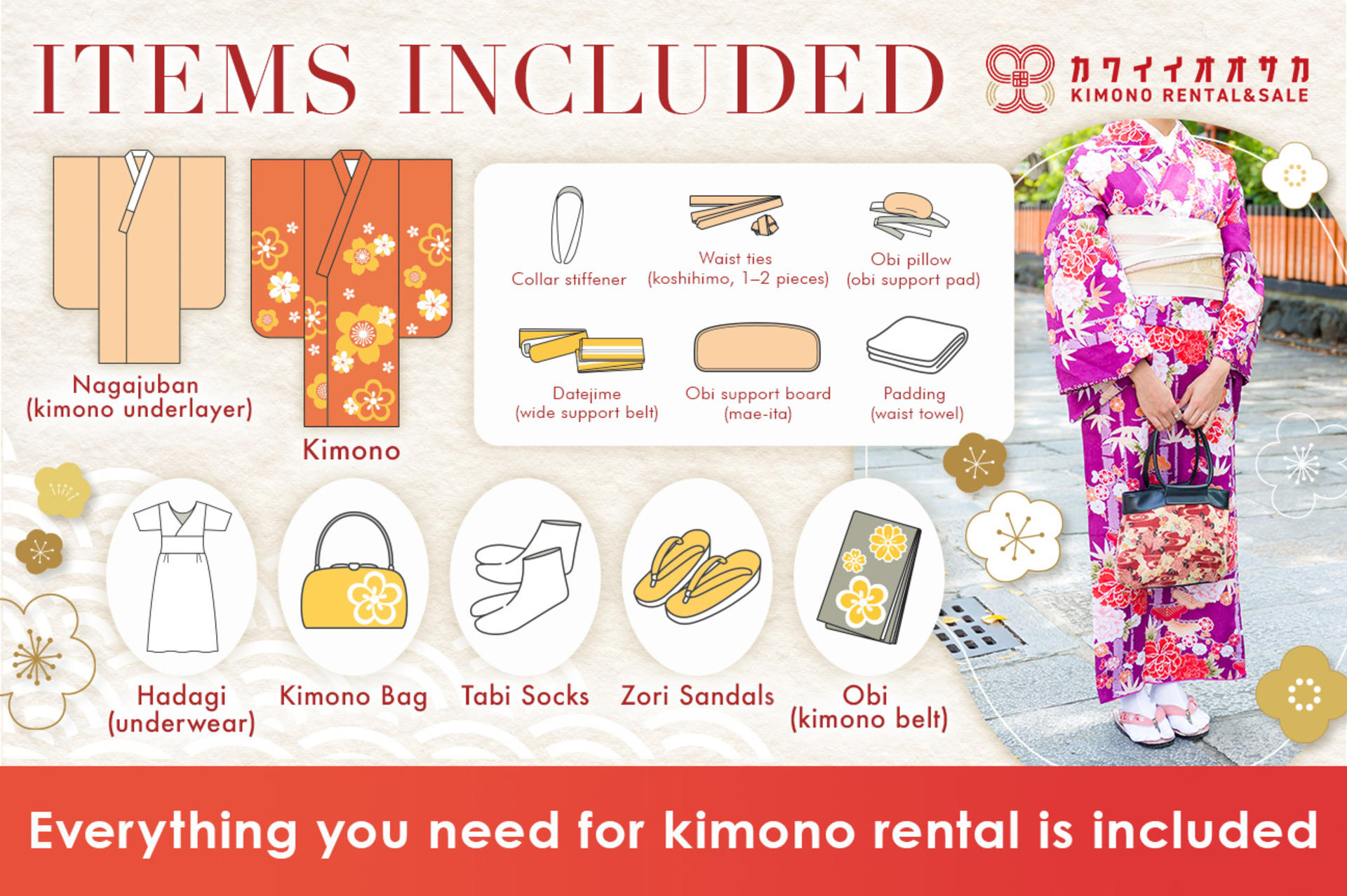 Kimono/Yukata Rental Experience (Osaka/Provided by Kawaii Osaka) - Thumbnail 18