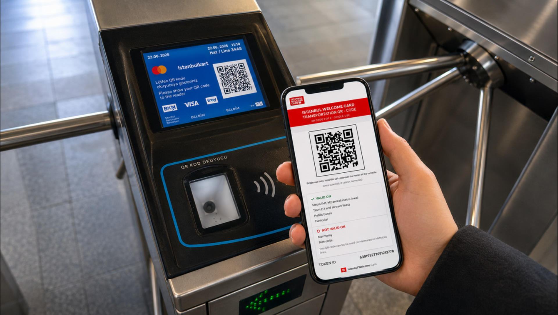 Istanbul Digital Public Transport QR Pass - Image 1