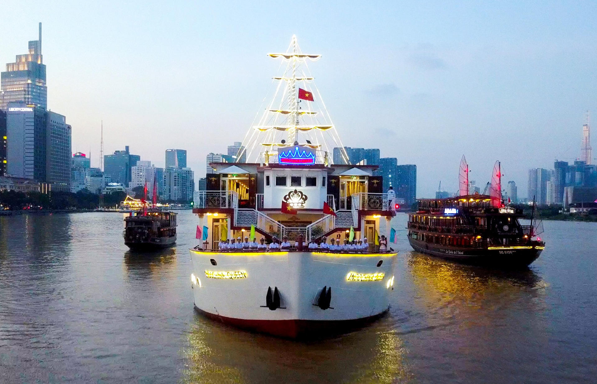 Indochina Queen Dinner Cruise on Saigon River - Image 1