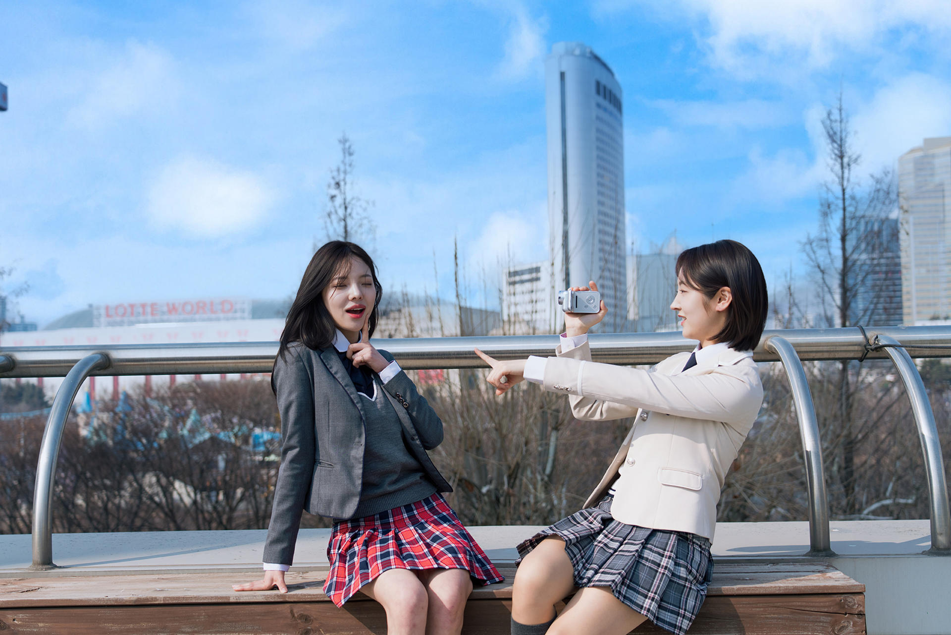 Seoul Jamsil Korean School Uniform Studio Photo Shoot Experience - Thumbnail 3