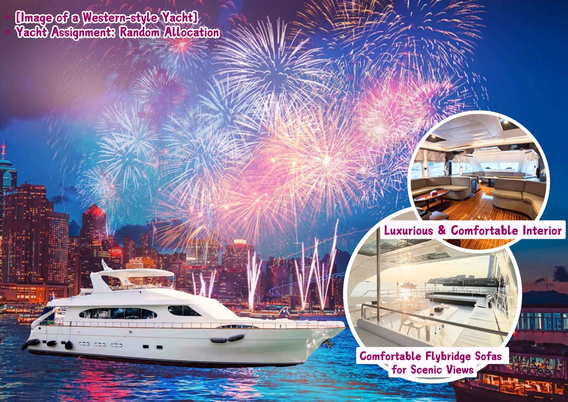 2026 National Day Grand Celebration: Victoria Harbour Starry Night Fireworks Cruise - Thumbnail 8