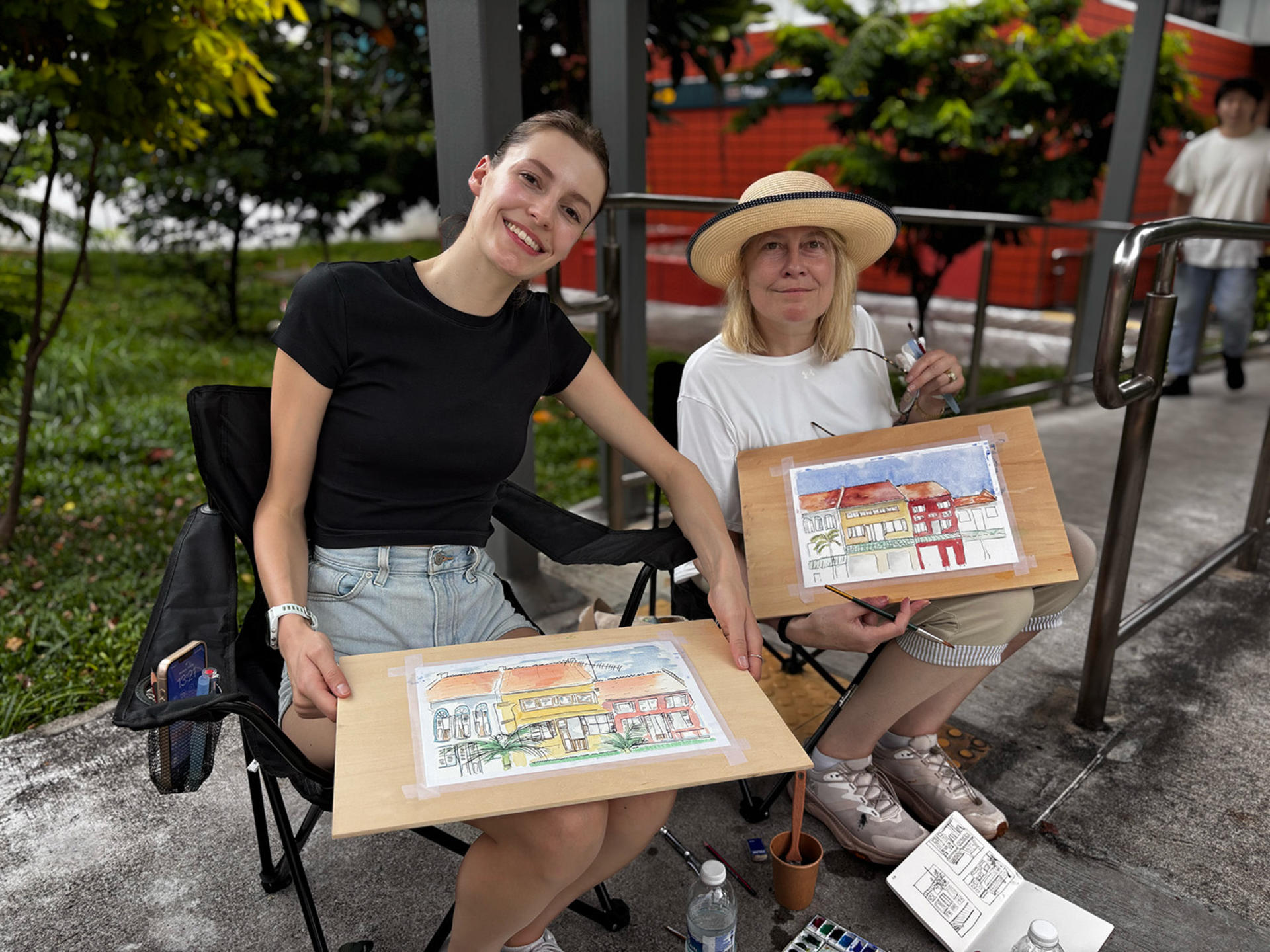 Outdoor Watercolour Experience in Singapore - Image 1