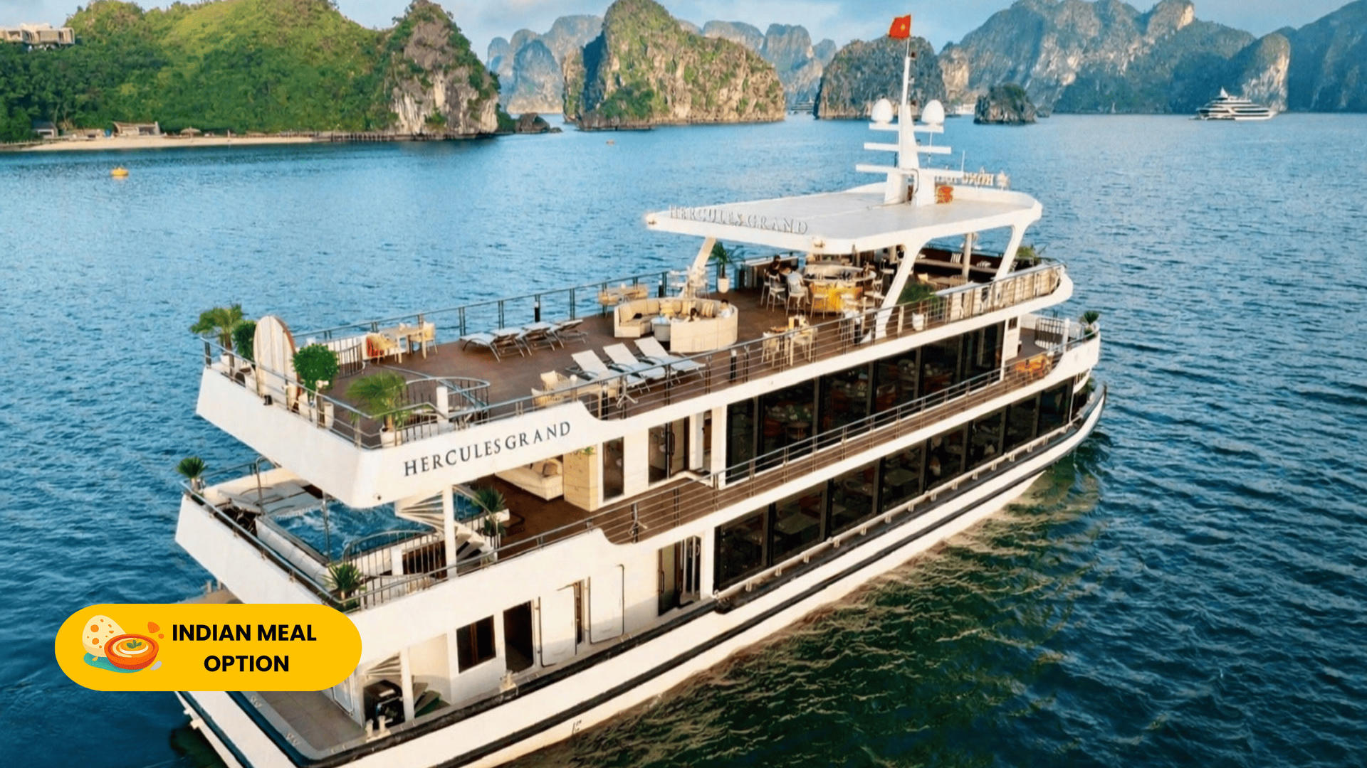 Hercules Grand Luxury Day Cruise: Ha Long Bay, Sung Sot, Ti Top - Image 1