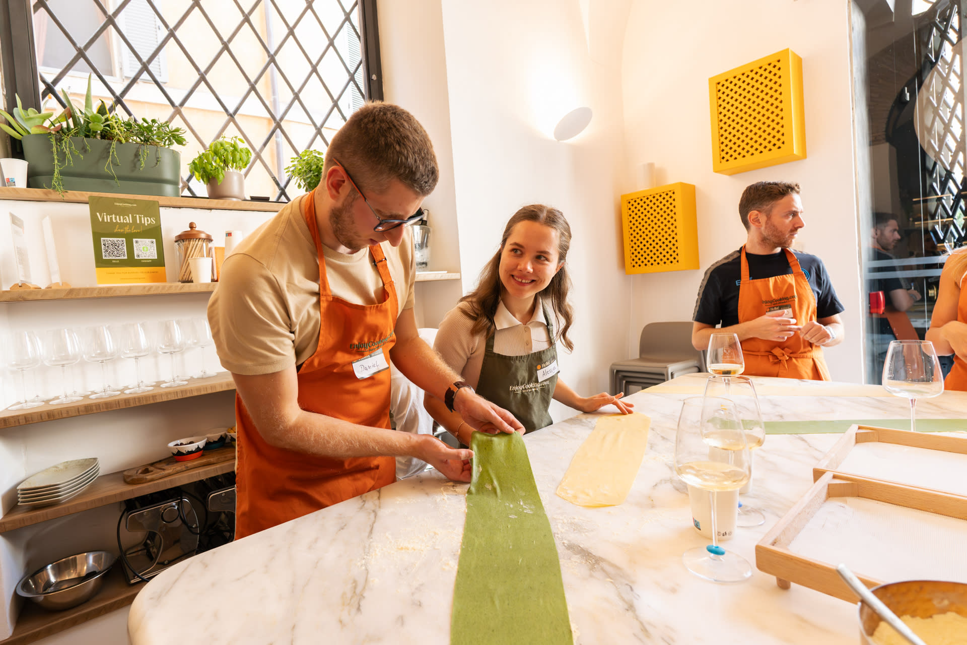 All-in-One Italian Cooking Class: Pasta, Pizza & Gelato - Thumbnail 6