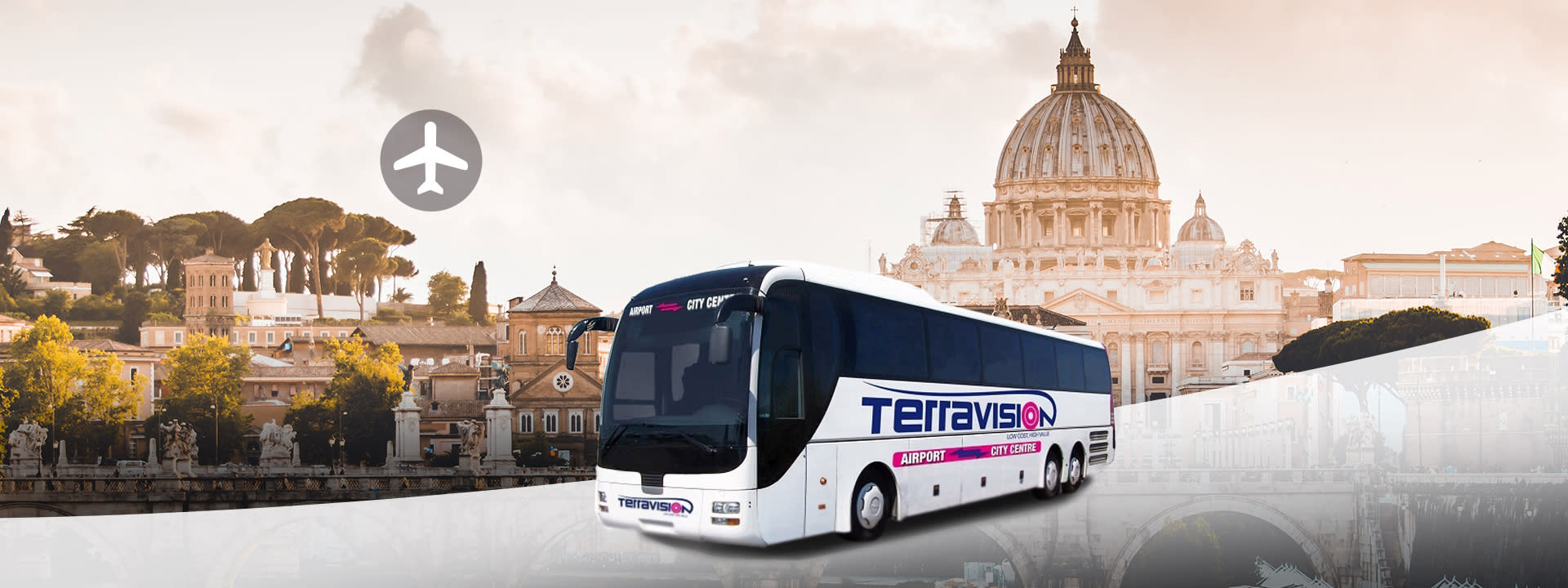 Fiumicino Airport - Rome Bus by Terravision - Image 1
