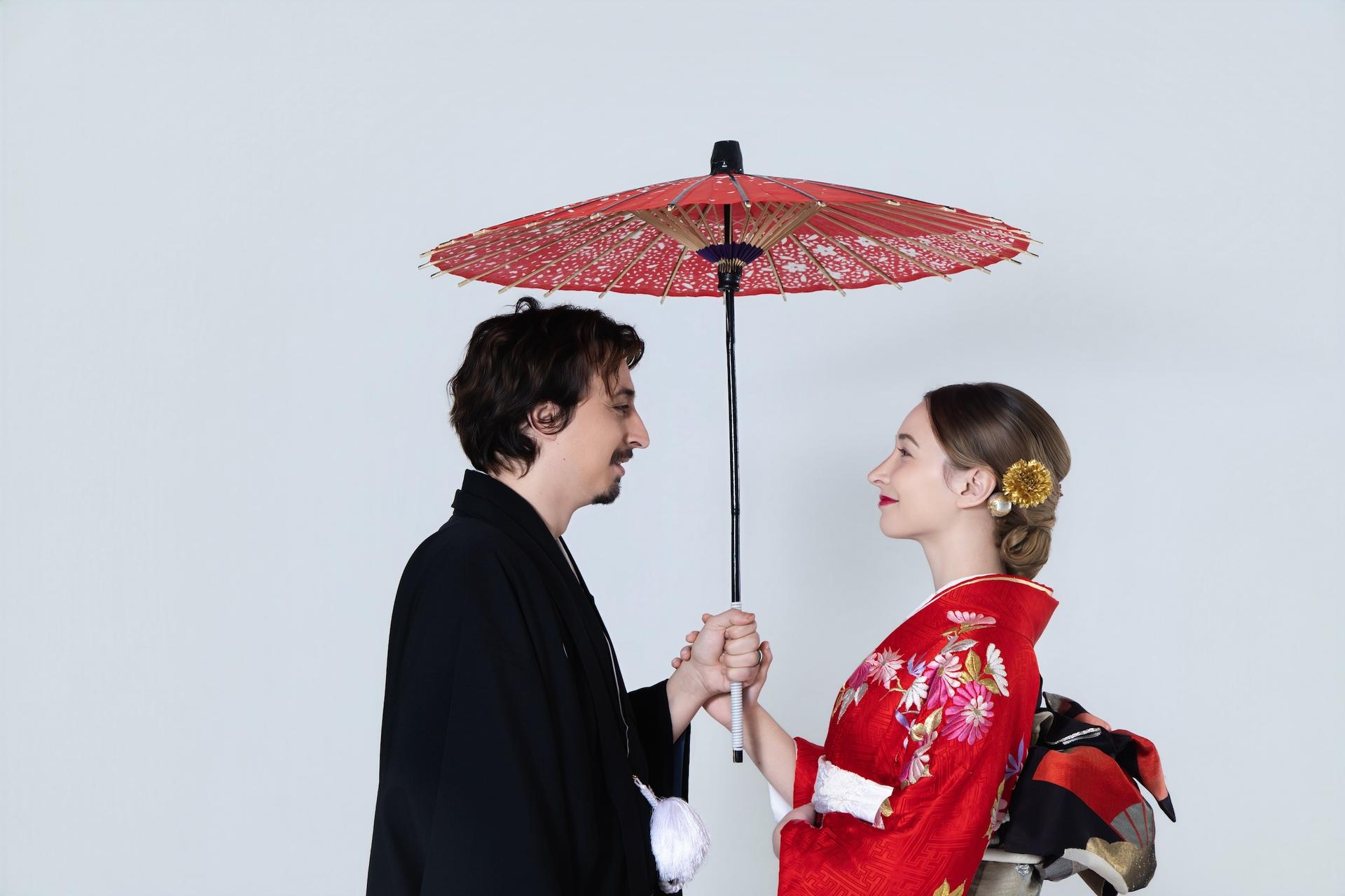 Kyoto Studio Pre-Wedding Photoshoot | Dress & Kimono - Thumbnail 6