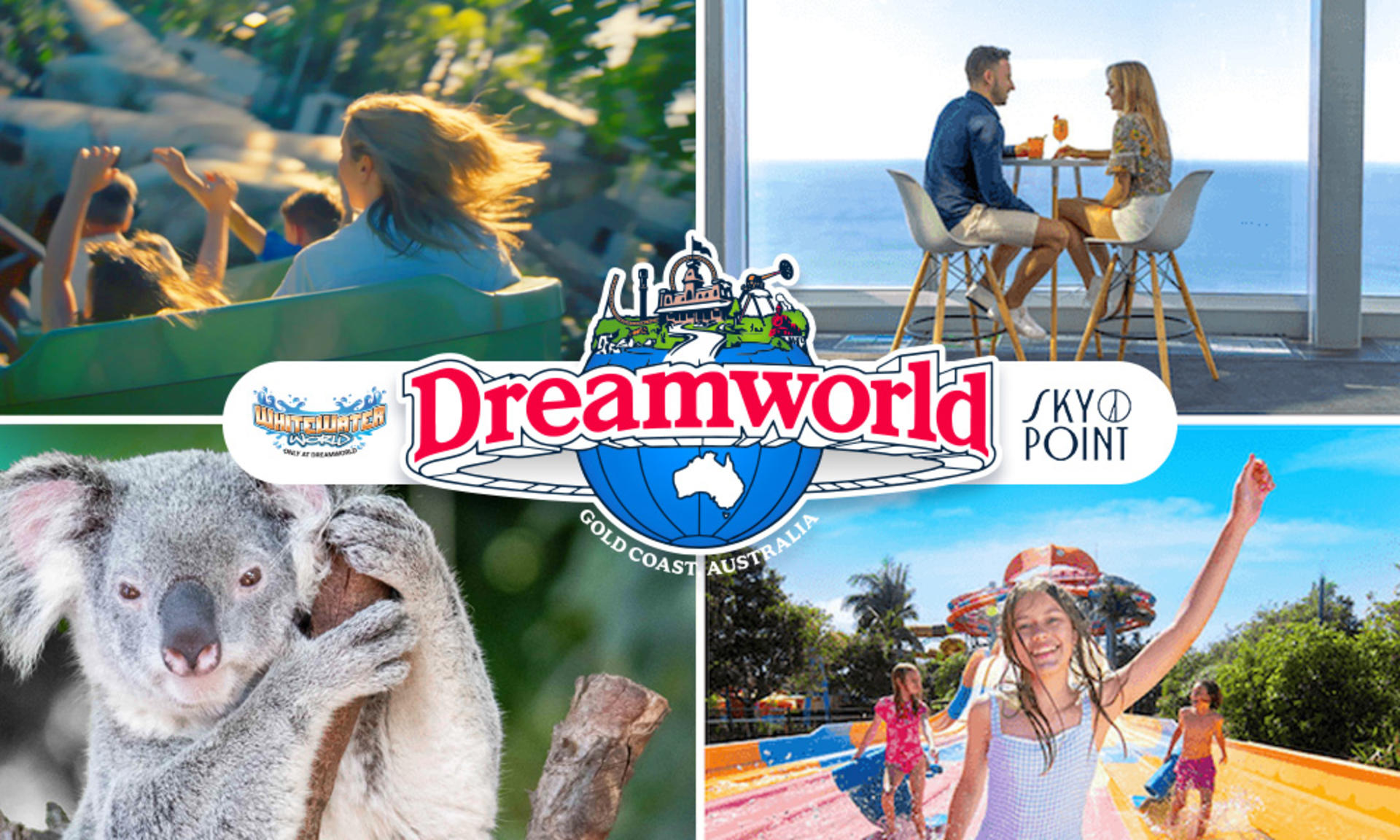 3 Day Pass to Dreamworld, WhiteWater World and SkyPoint - Image 1