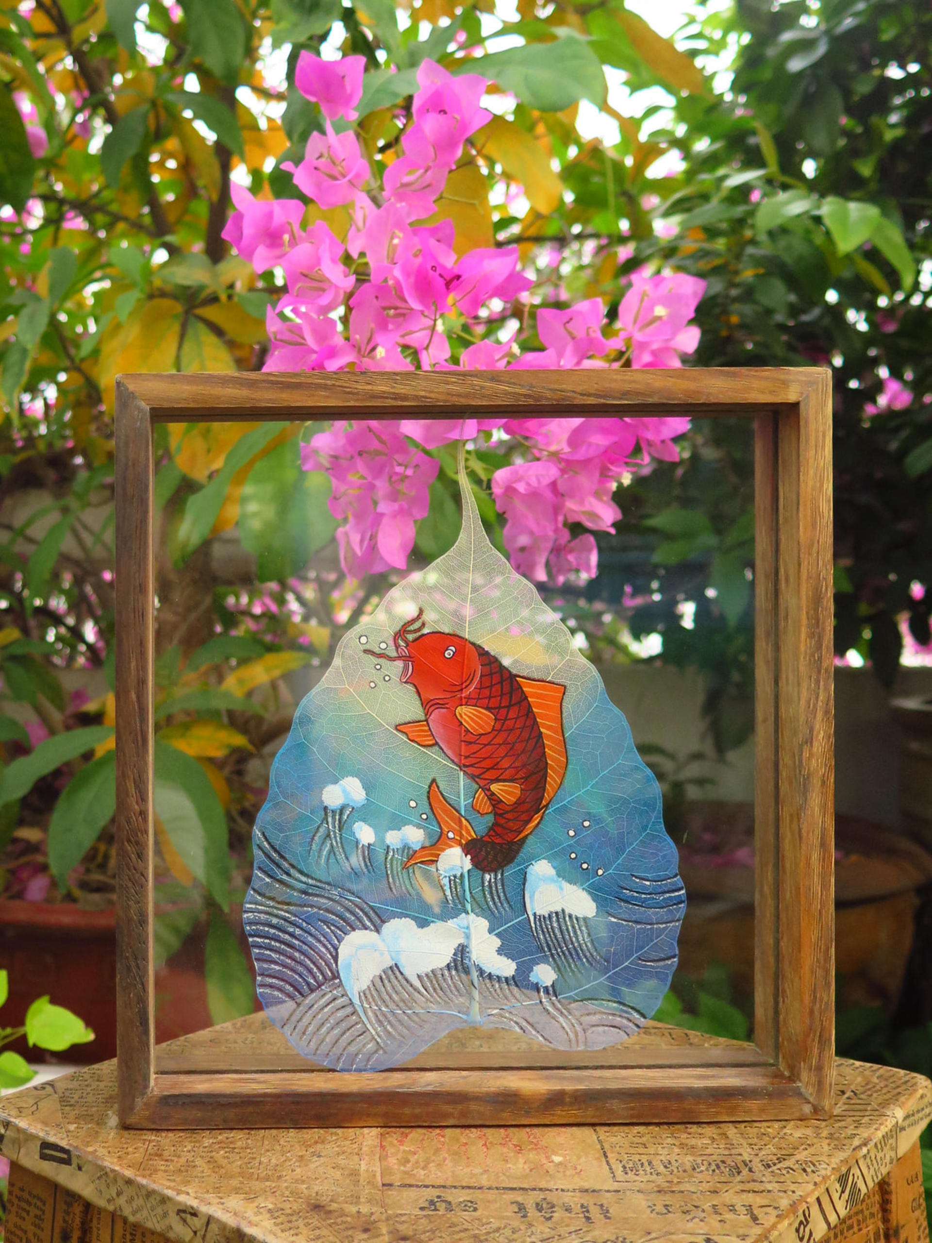 Leaf Skeleton Art Workshop with Local Instructor in Da Nang - Thumbnail 7