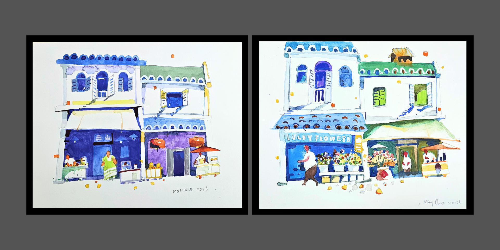 Watercolour Sights of Singapore - Thumbnail 6