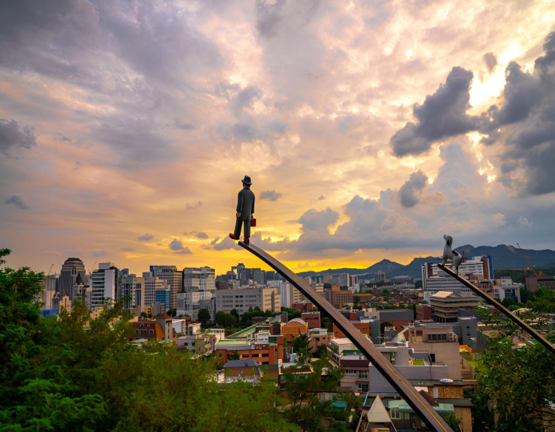 Seoul Walking Tour : Naksan Night views & City Wall Mural Village - Thumbnail 10