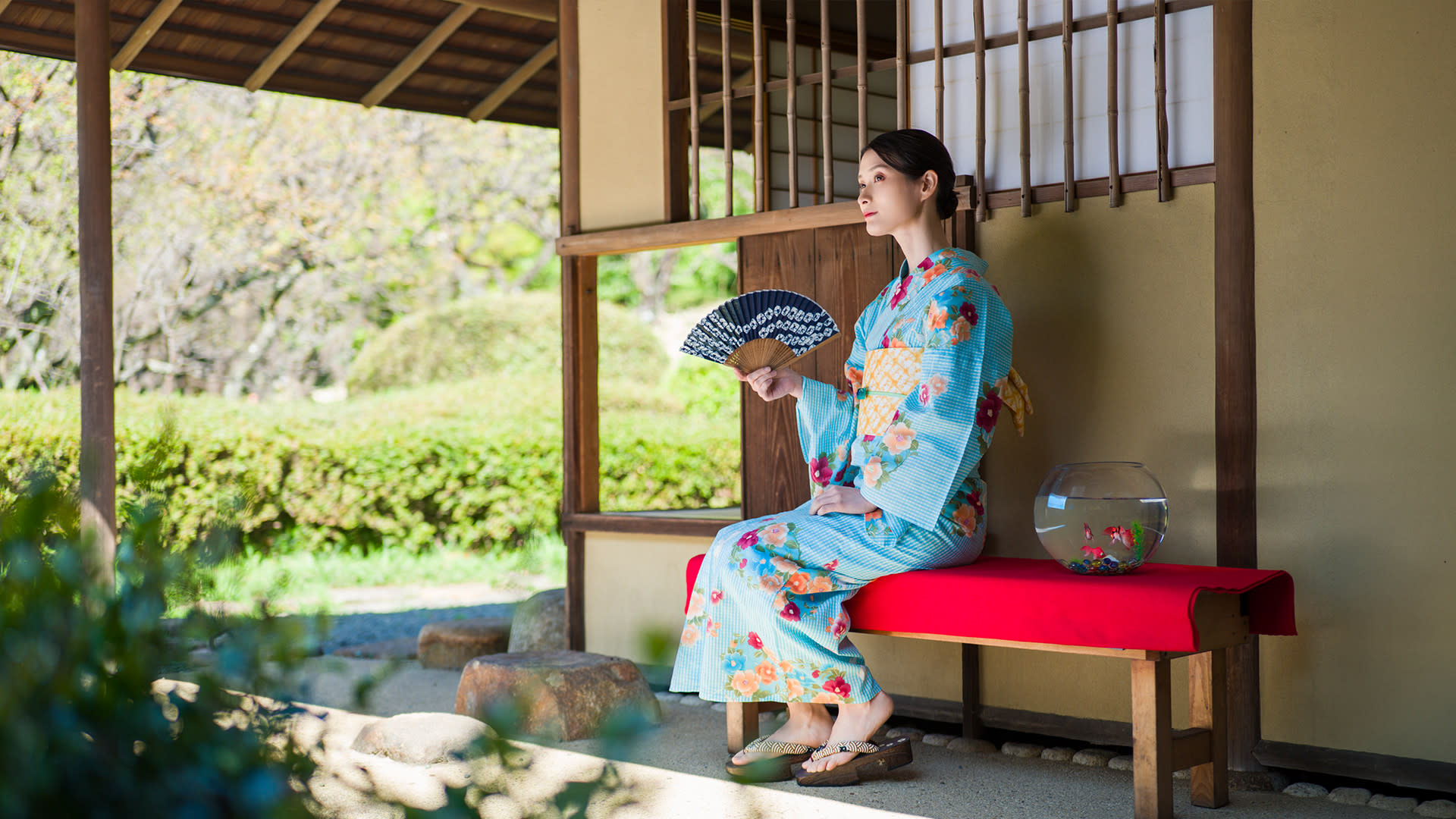 Kimono Rental inside Shinjuku Gyoen National Garden: KOUICHI STORE - Thumbnail 5