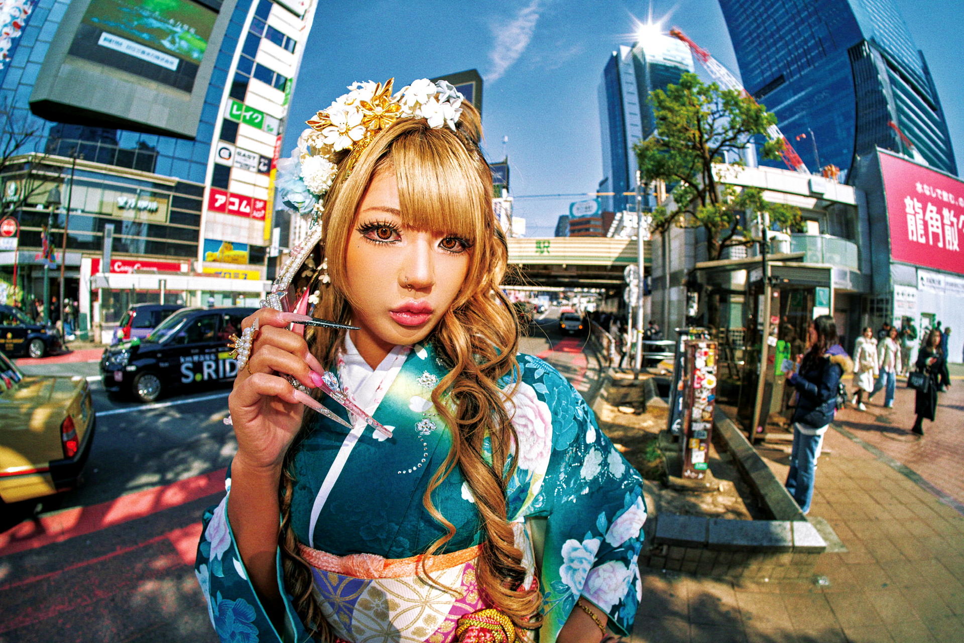Tokyo: ppのGal Club Kimono Gal Makeover & Photoshoot in Shibuya - Thumbnail 96
