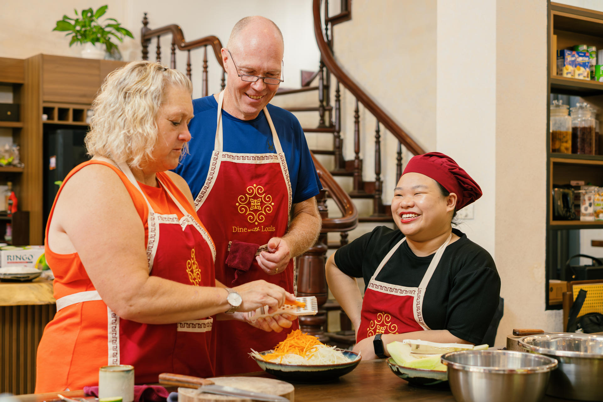 Hanoi Vegetarian Cooking Class: Free Wine Tasting & Recipe Book - Image 1