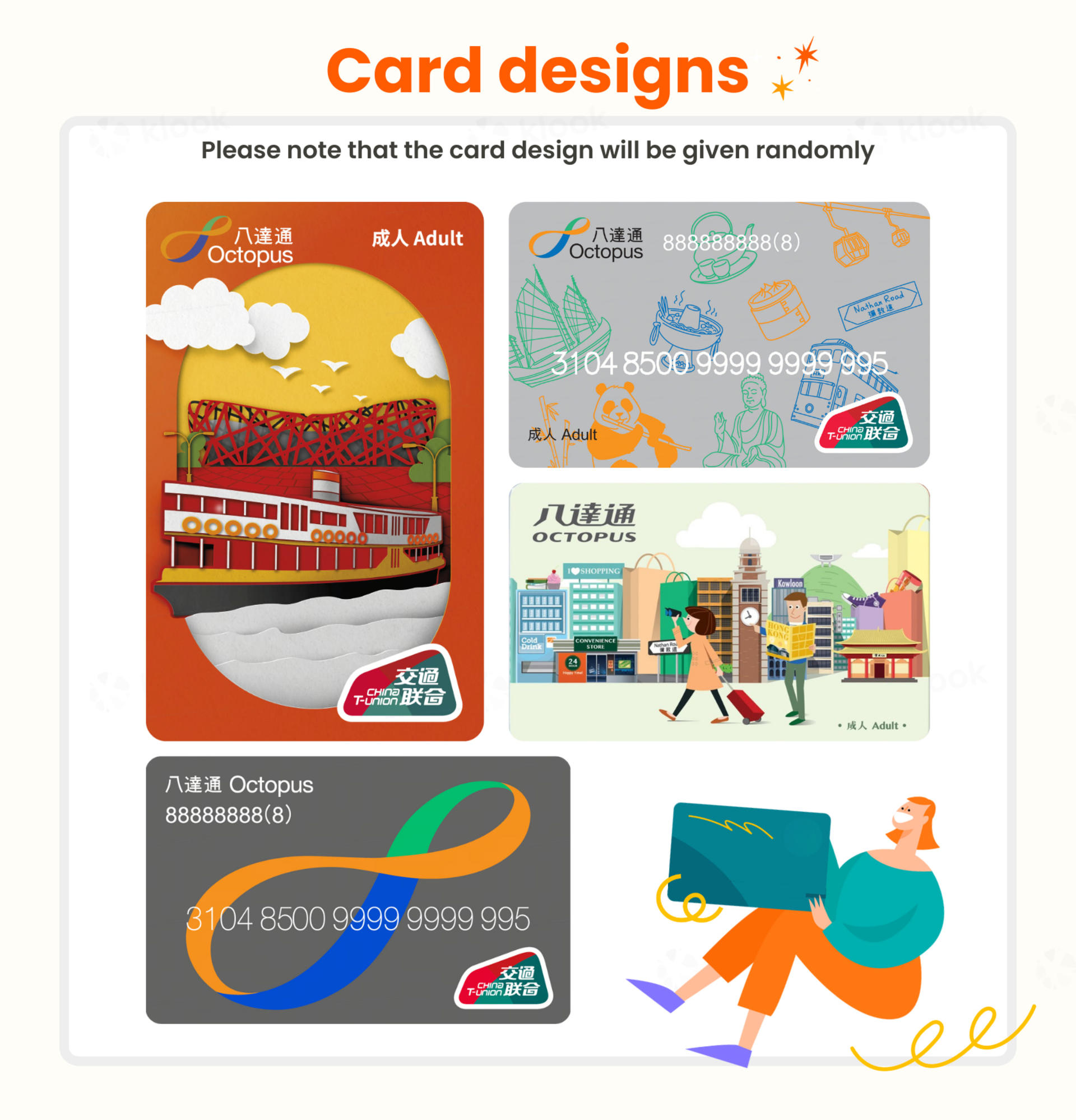 Hong Kong Tourist Octopus Card - Thumbnail 3