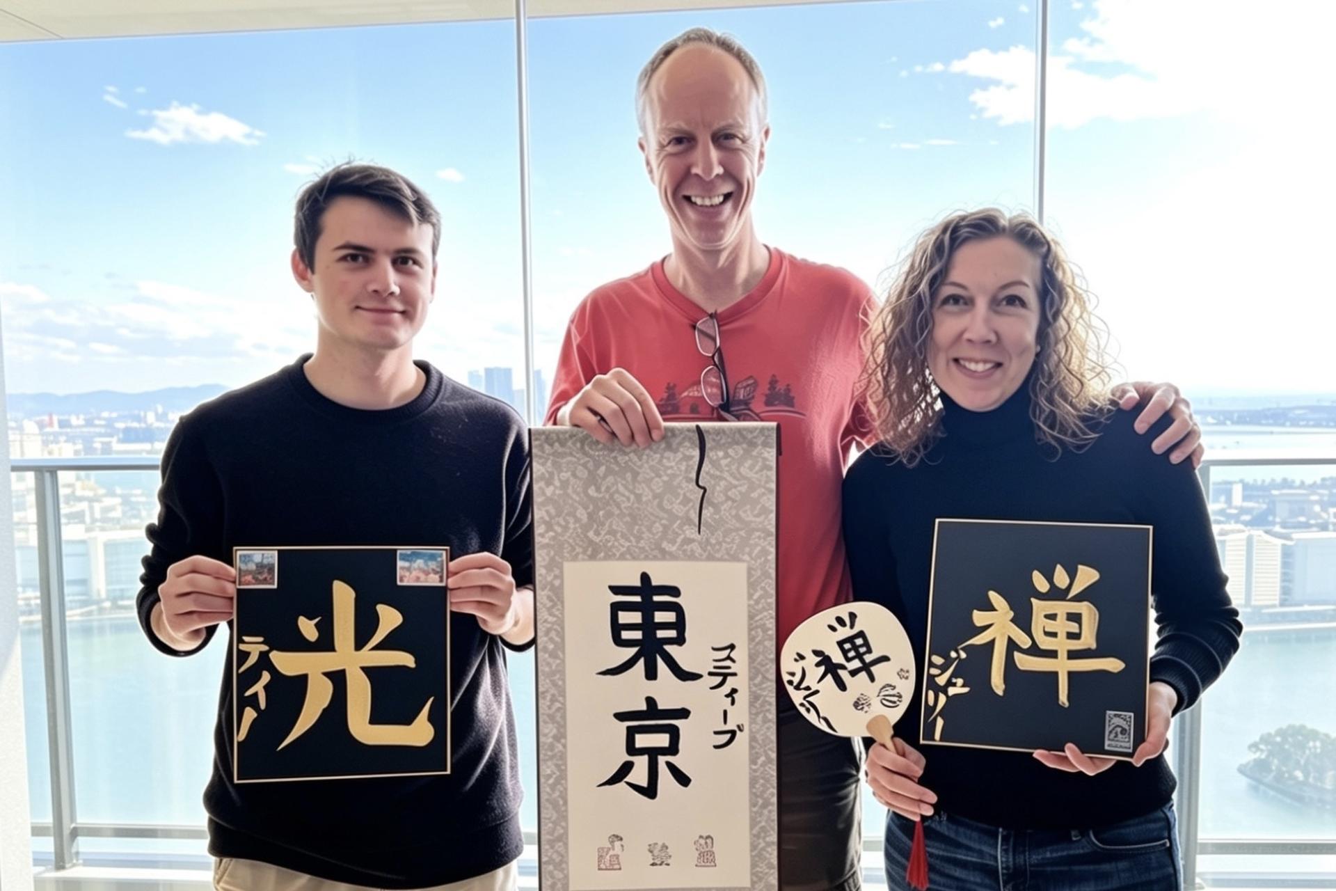 Japanese Calligraphy & Kanji Name Gift with Great View - Image 1