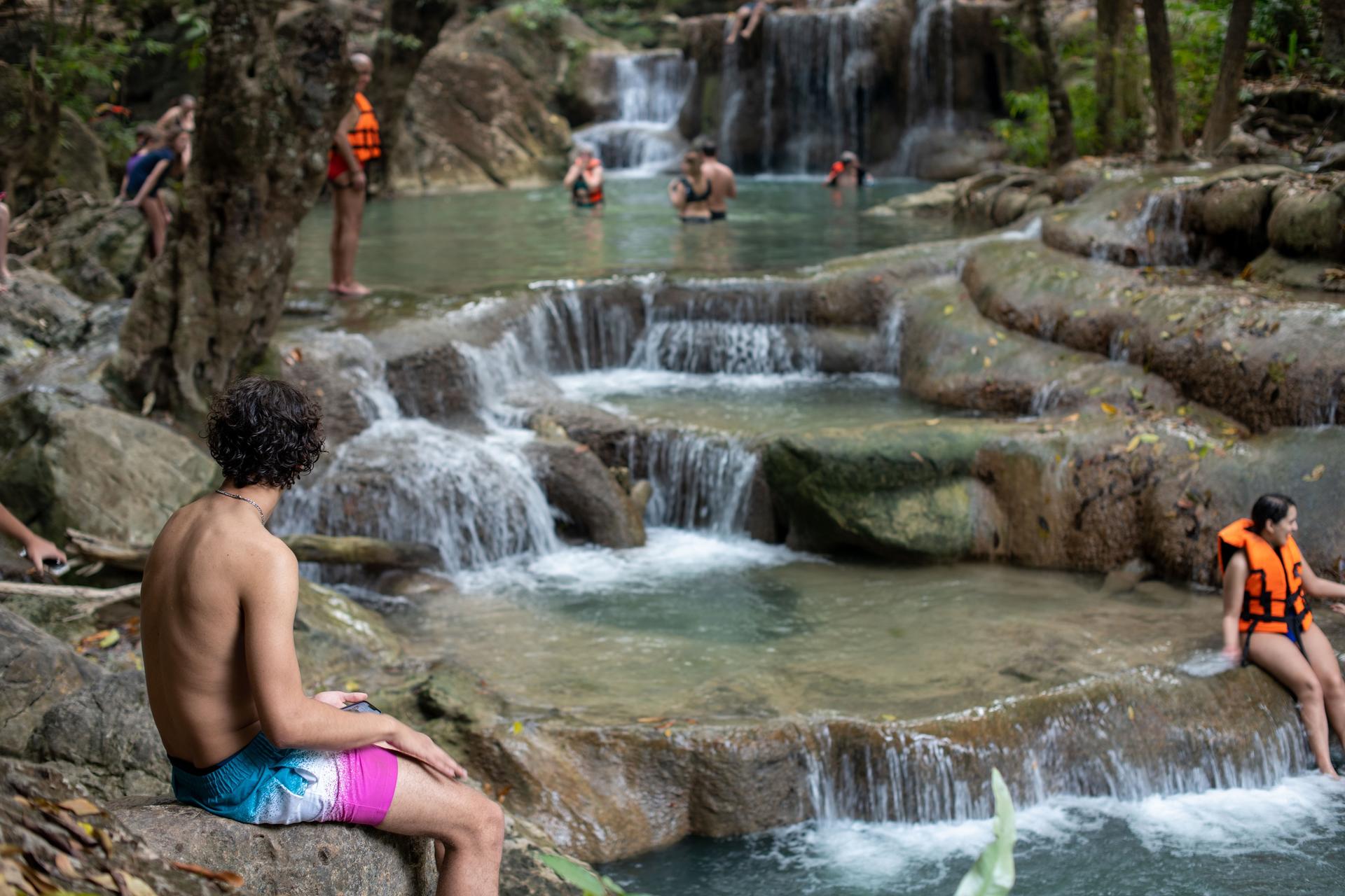 Elephant Sanctuary & Erawan Waterfall Full Day Tour from Bangkok - Thumbnail 8
