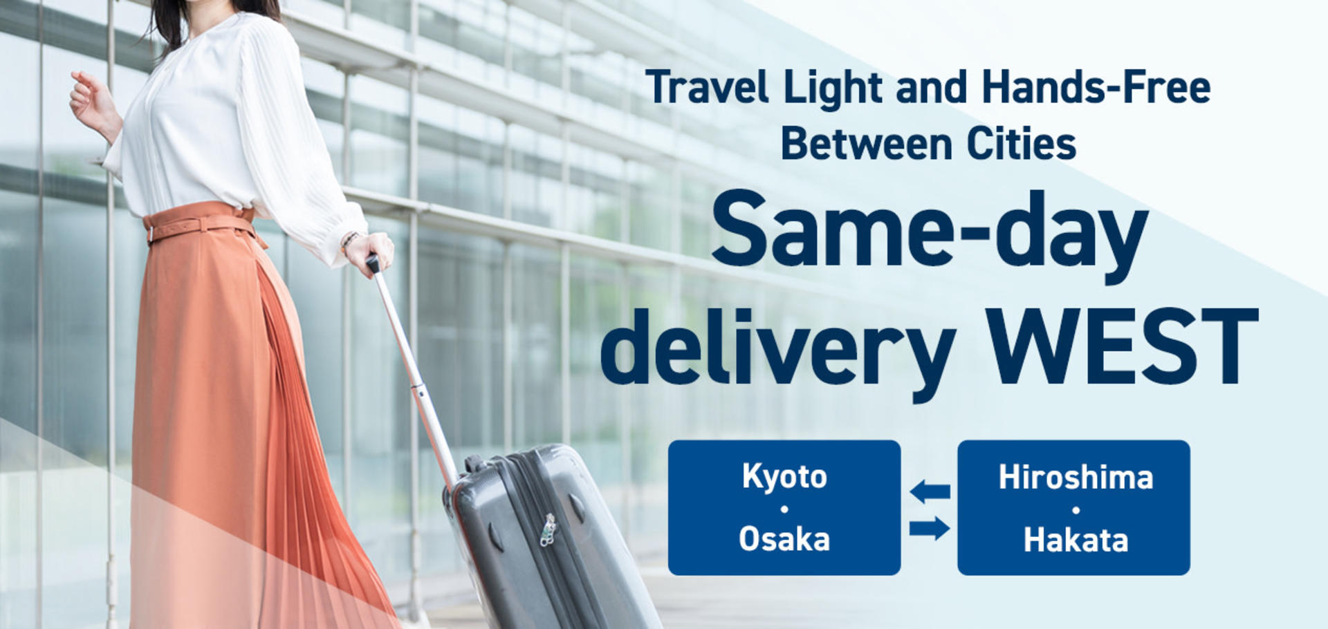 Same-Day Luggage Delivery Service | Osaka/Kyoto <-> Hiroshima/Hakata - Image 1