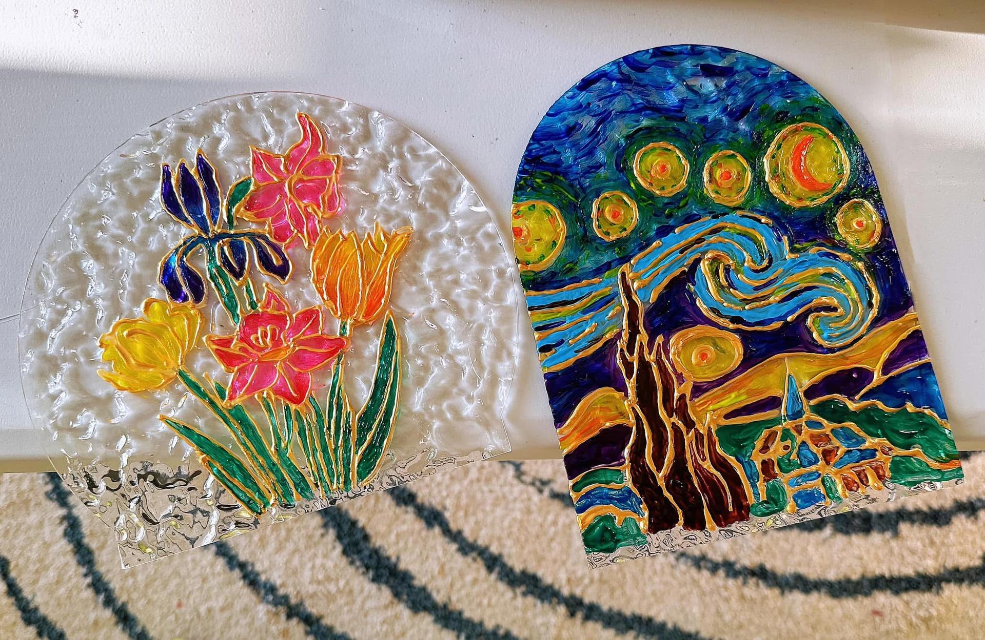 JUST BE Art Glass Painted Luminous Night Light | Ma Wan 1868 Art Village - Thumbnail 3