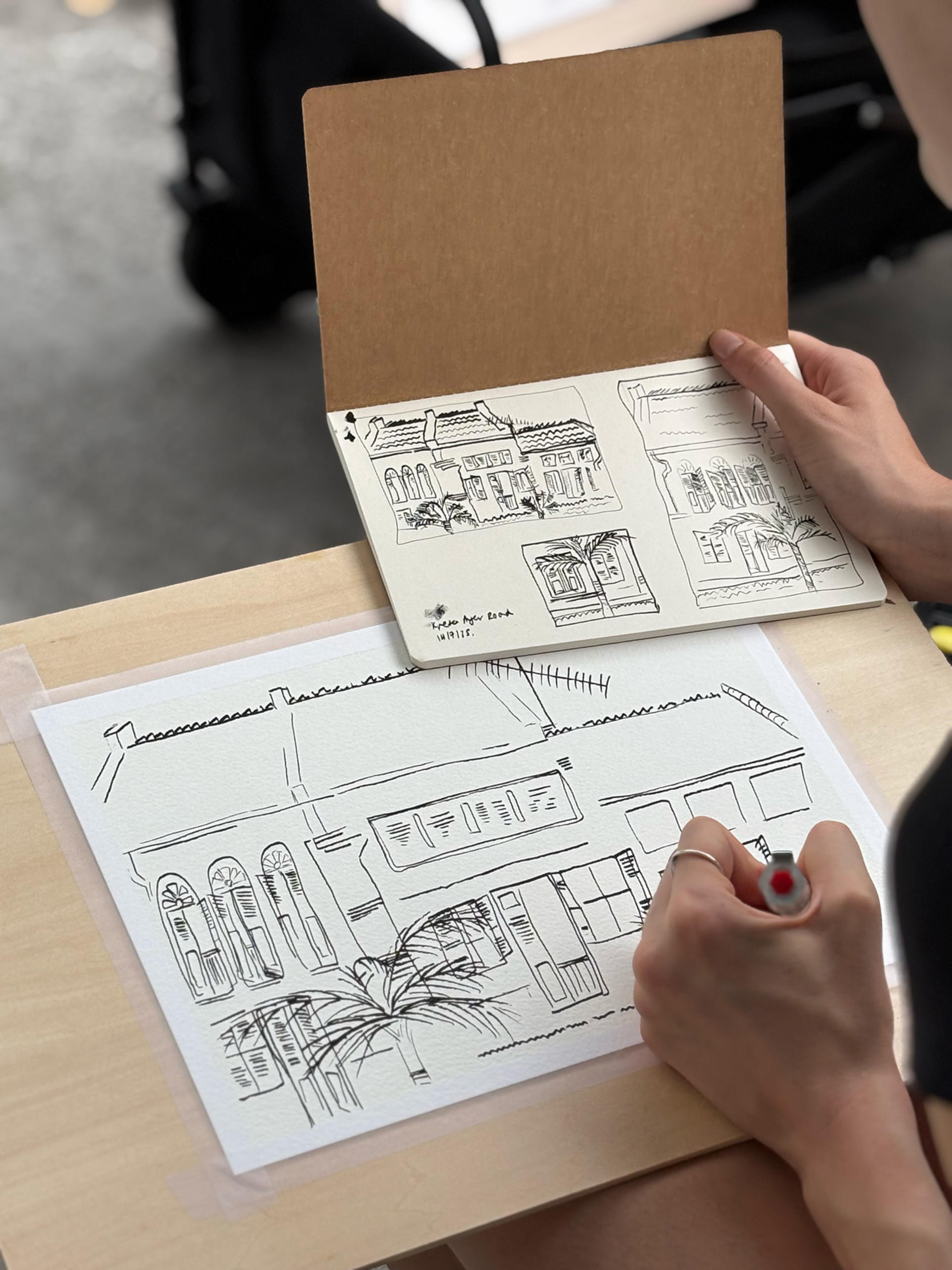 Outdoor Watercolour Experience in Singapore - Thumbnail 4