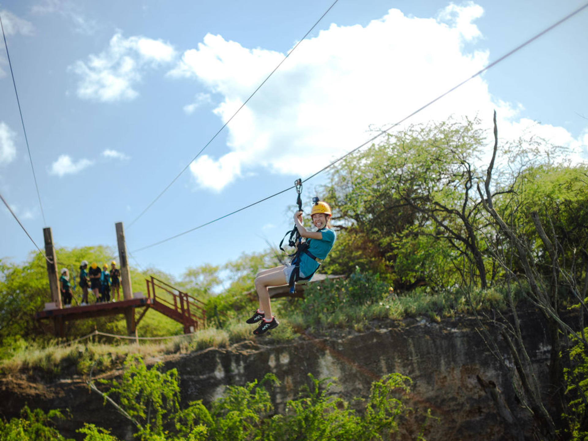 Zipline & Dolphin Watching Snorkel Adventure in Oahu - Thumbnail 5