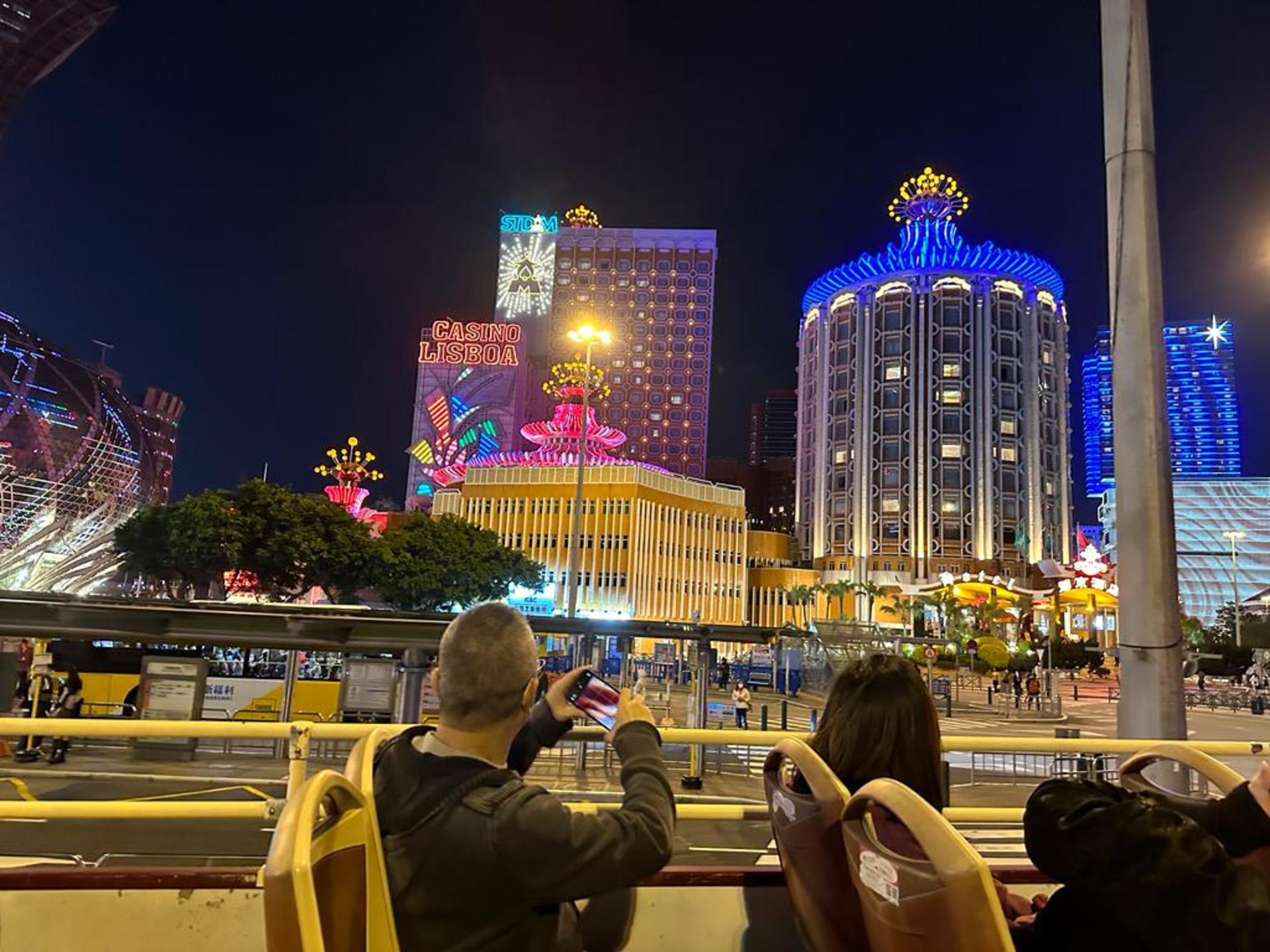 Macau Open Top Bus Night Tour - Image 1