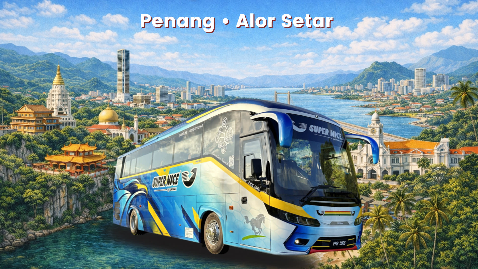 Singapore - Penang & Alor Setar Bus by Super Nice Express - Image 1