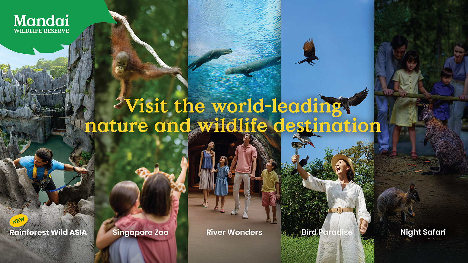 Mandai Wildlife Reserve Multi-Park Ticket - Image 1