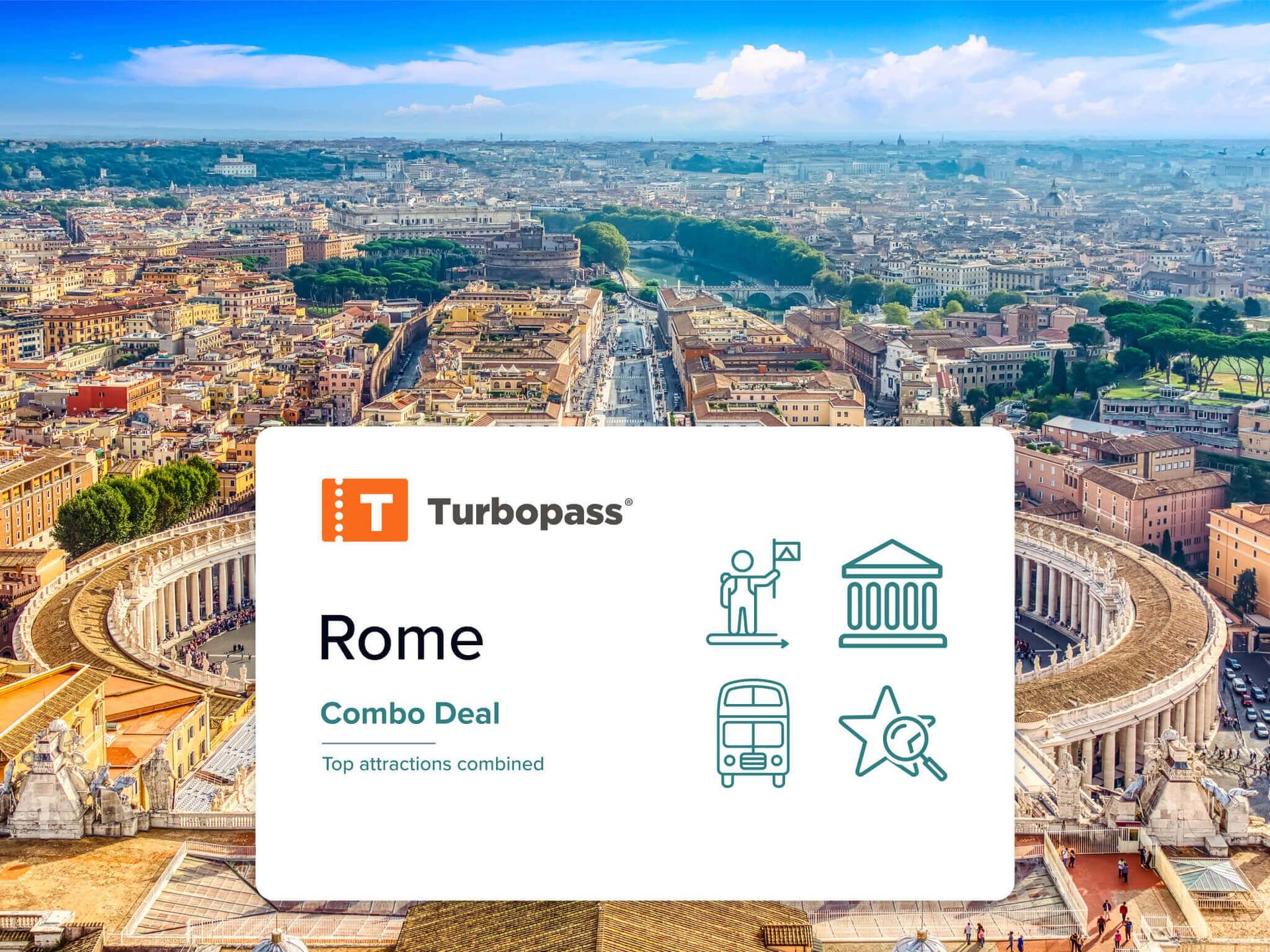 Rome Essential City Bundle: Vatican Museums & Rome Hop-On Hop-Off Bus - Image 1