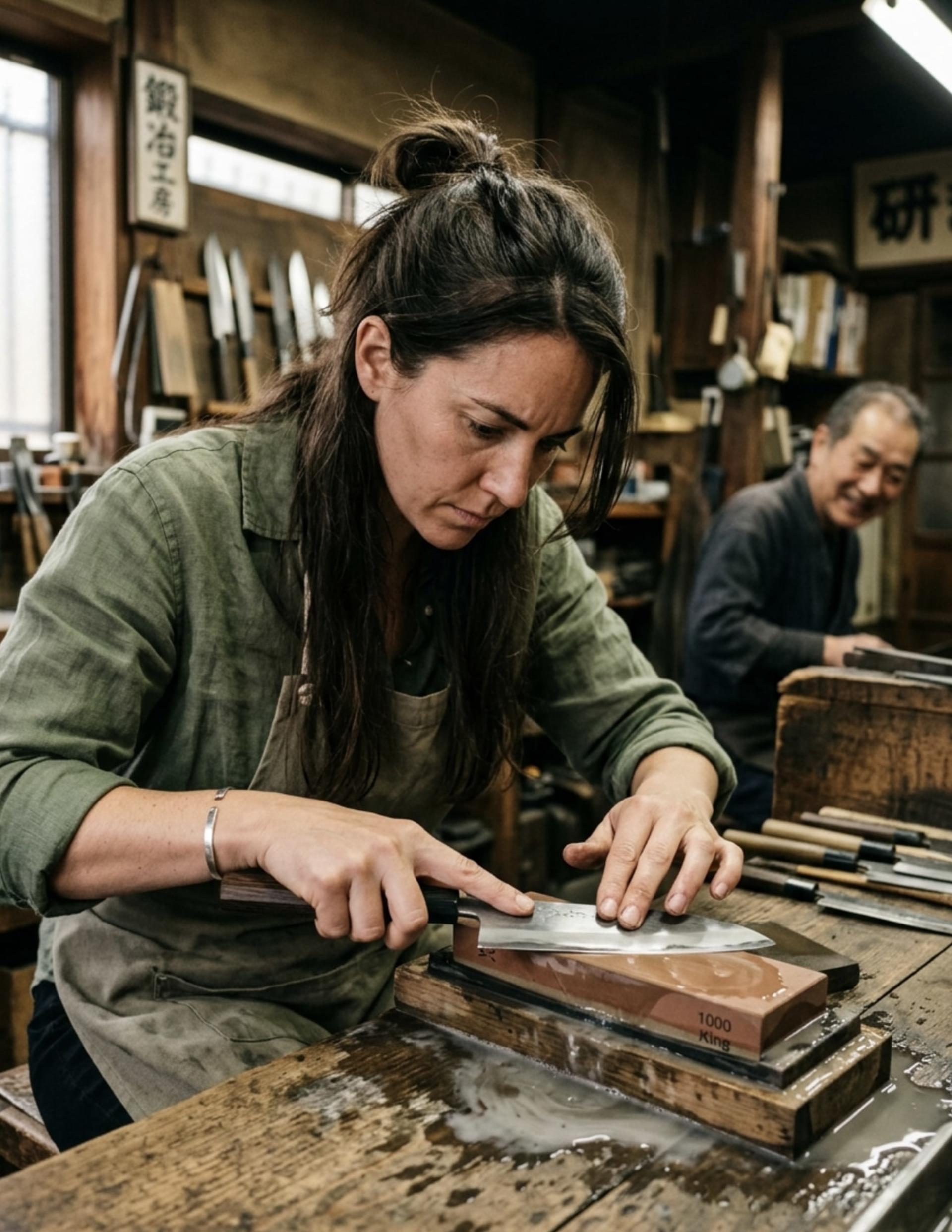 Kyoto: Japanese Knife Making and Sharpening Experience - Thumbnail 3